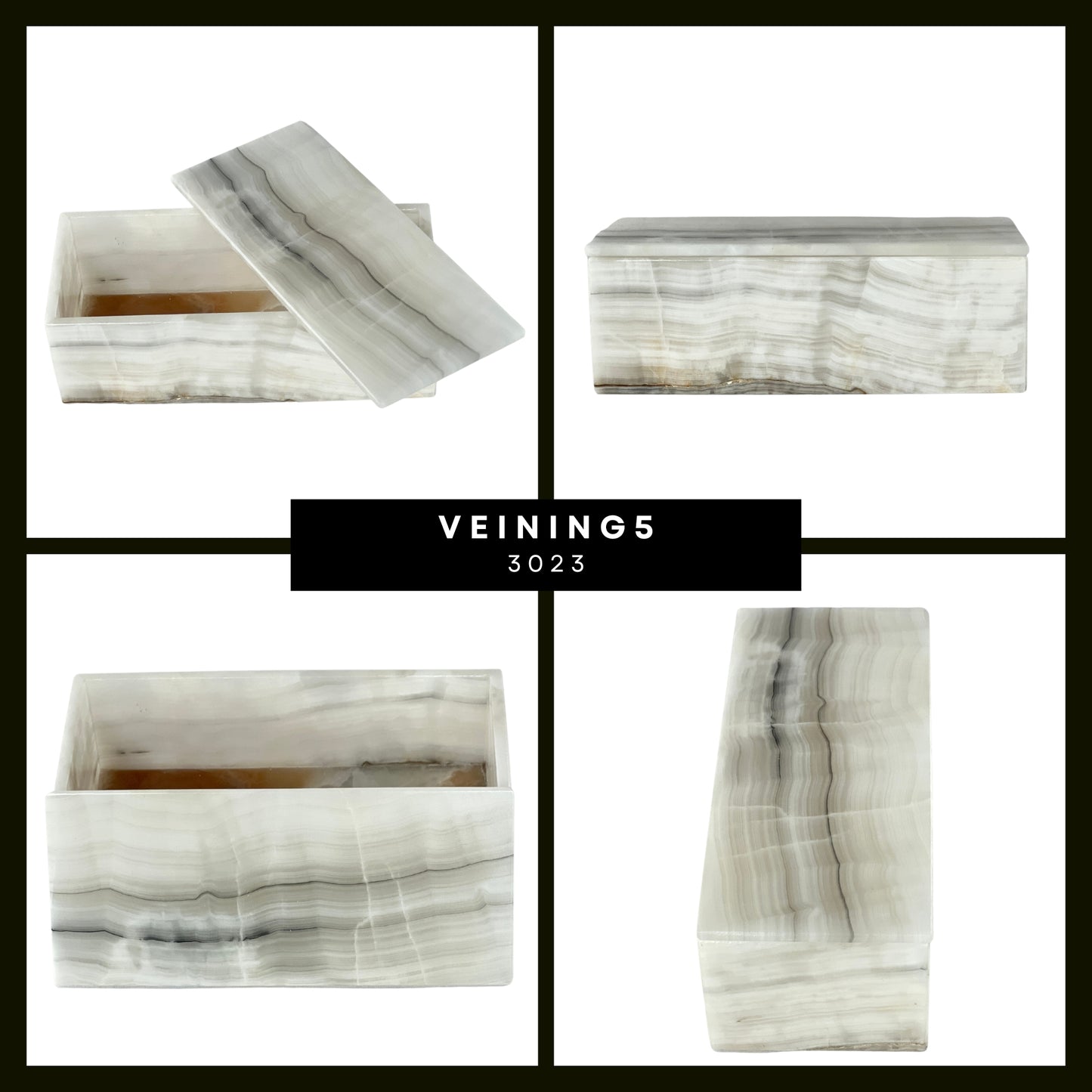Elegant Rectangular Onyx Stone Jeweler - Timeless Mexican Craftsmanship