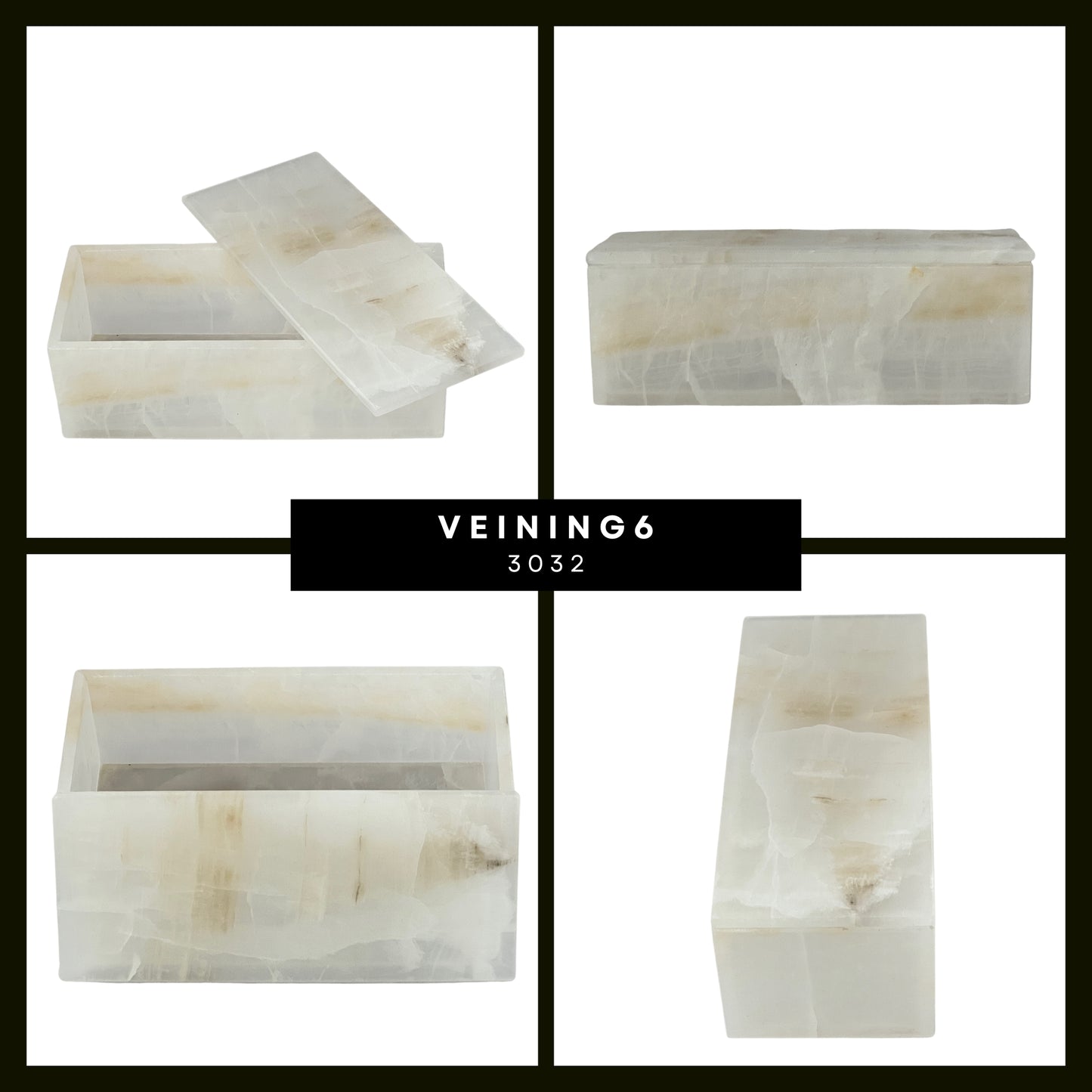 Elegant Rectangular Onyx Stone Jeweler - Timeless Mexican Craftsmanship