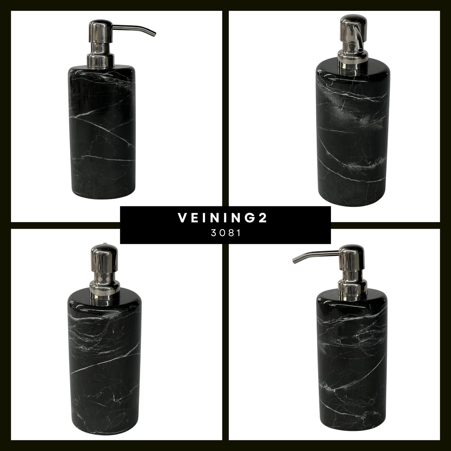 Handmade Marble Soap Dispenser - Simple Elegance for Your Home