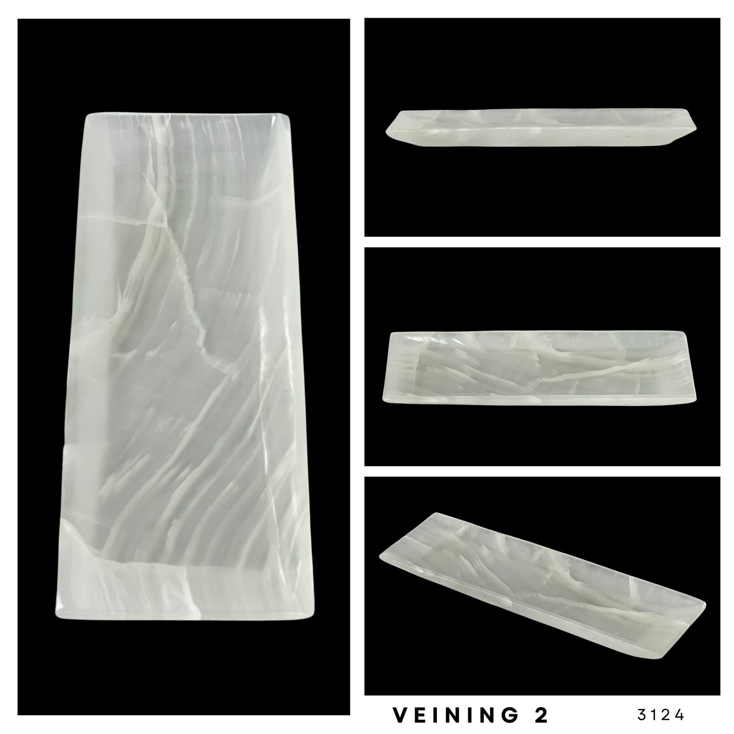 Onyx Stone Vanity Tray, Functional Elegance for Your Home, Rectangular Jewelry tray, Trinket plate