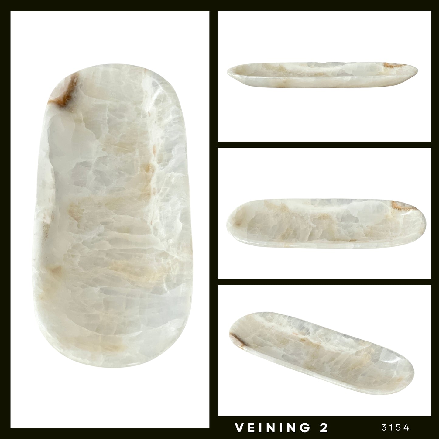 Onyx Stone Vanity Tray, Functional Elegance for Your Home, Oval Jewelry tray, Trinket plate
