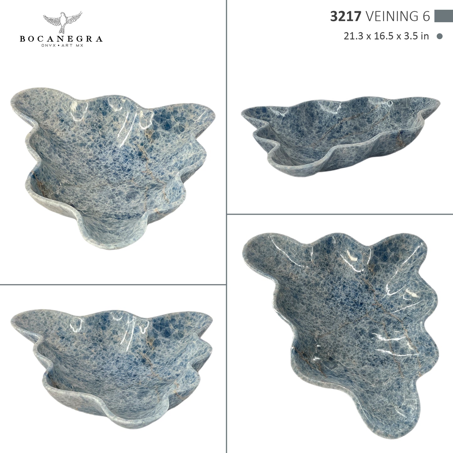Hand-Carved Onyx Bowl – Elegant Natural Stone Decor