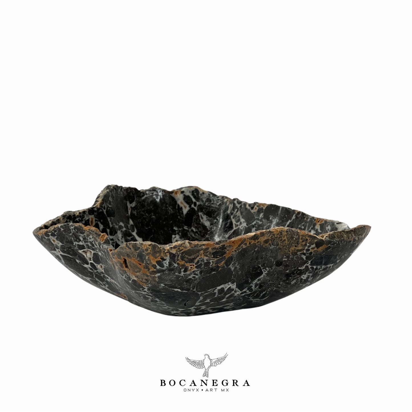 Black Marble Decorative Bowl - Centerpiece - Fruit Platter - Elegant Marble Bowl - Handcrafted Beauty for Your Home