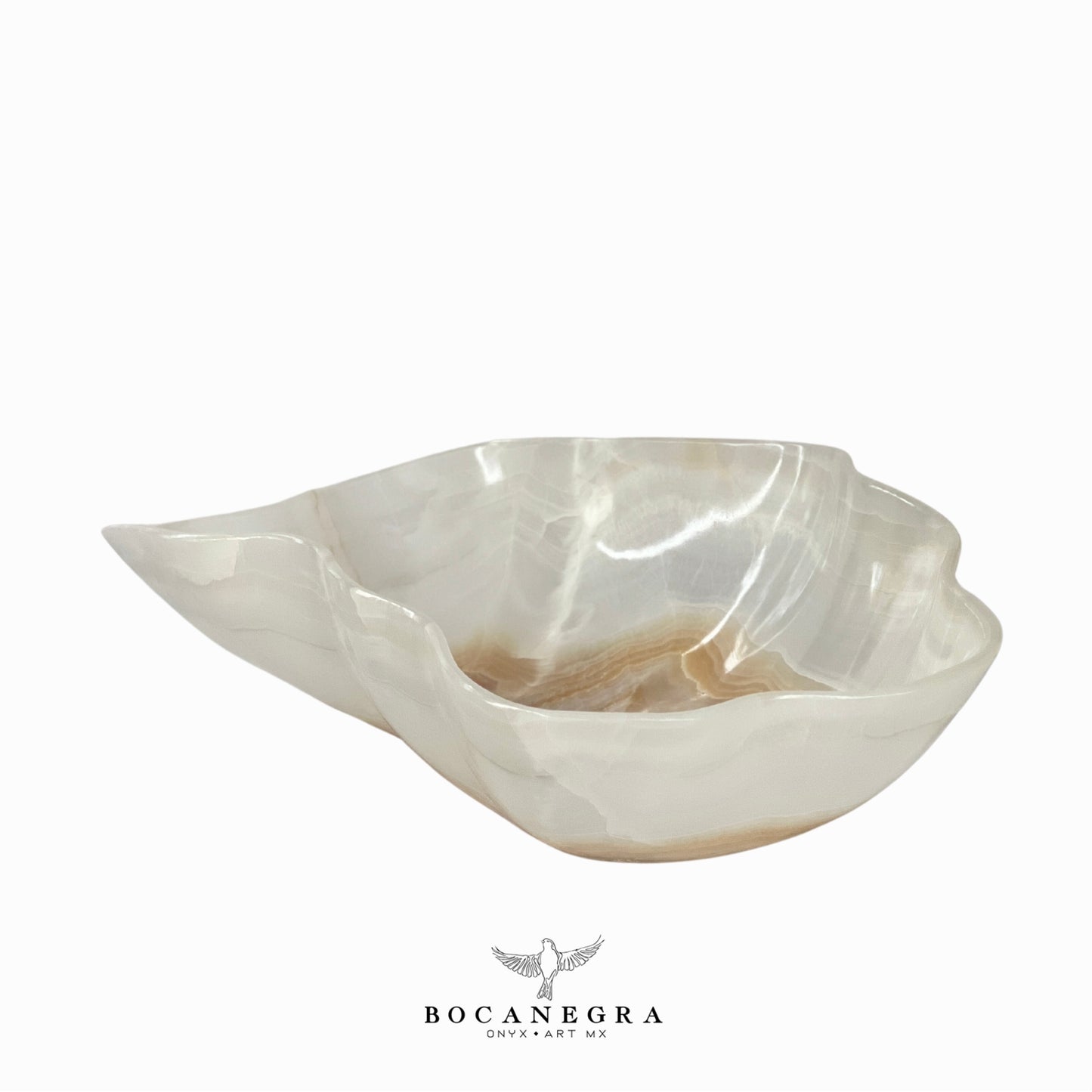 White Onyx Decorative Bowl - Centerpiece - Fruit Platter - Elegant Onyx Bowl - Handcrafted Beauty for Your Home