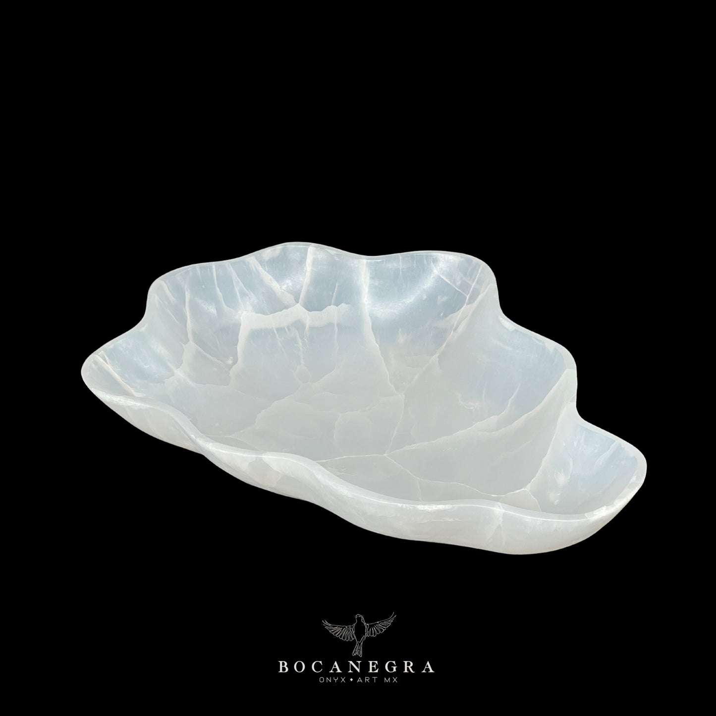 White Onyx Decorative Bowl - Centerpiece - Fruit Platter - Elegant Onyx Bowl - Handcrafted Beauty for Your Home