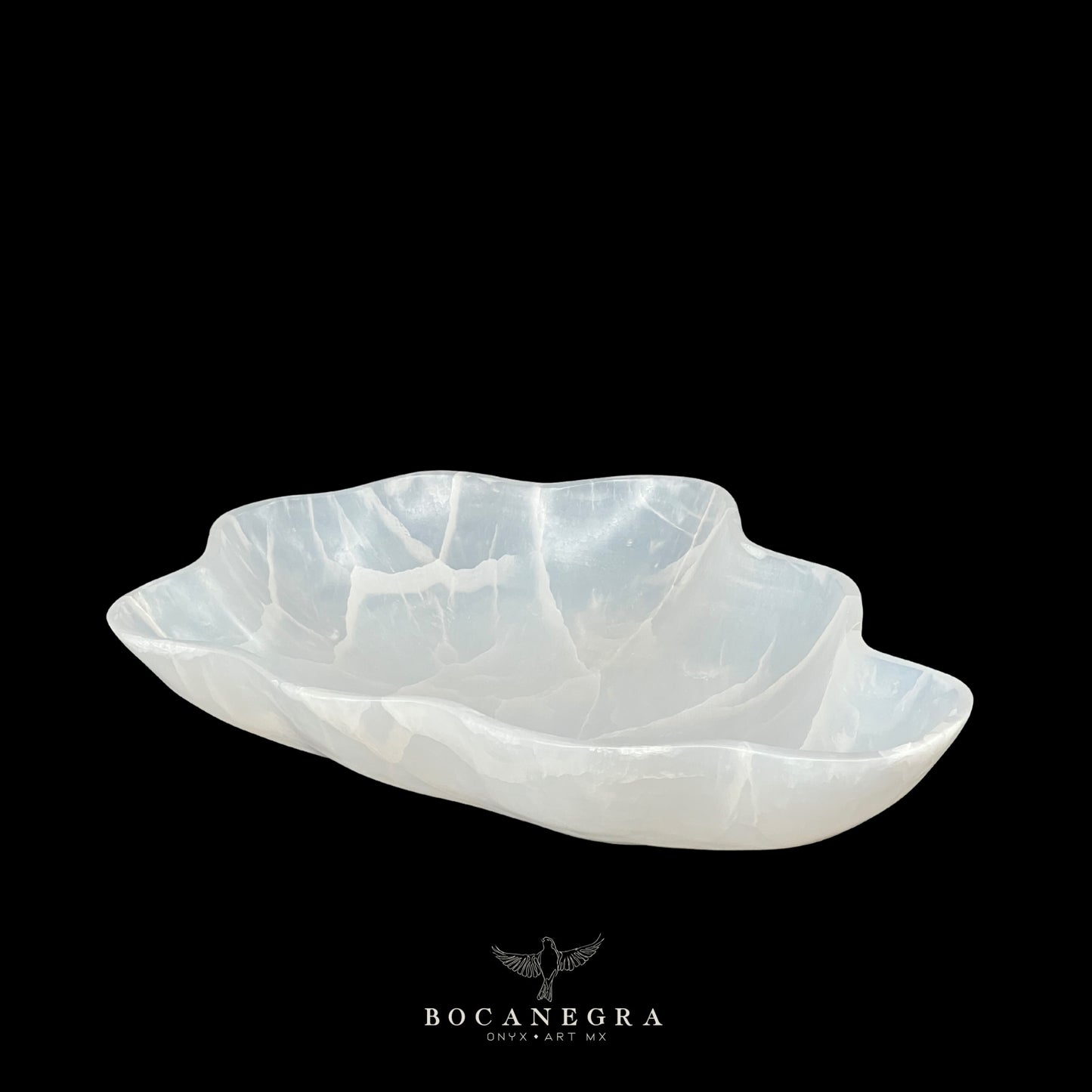 White Onyx Decorative Bowl - Centerpiece - Fruit Platter - Elegant Onyx Bowl - Handcrafted Beauty for Your Home