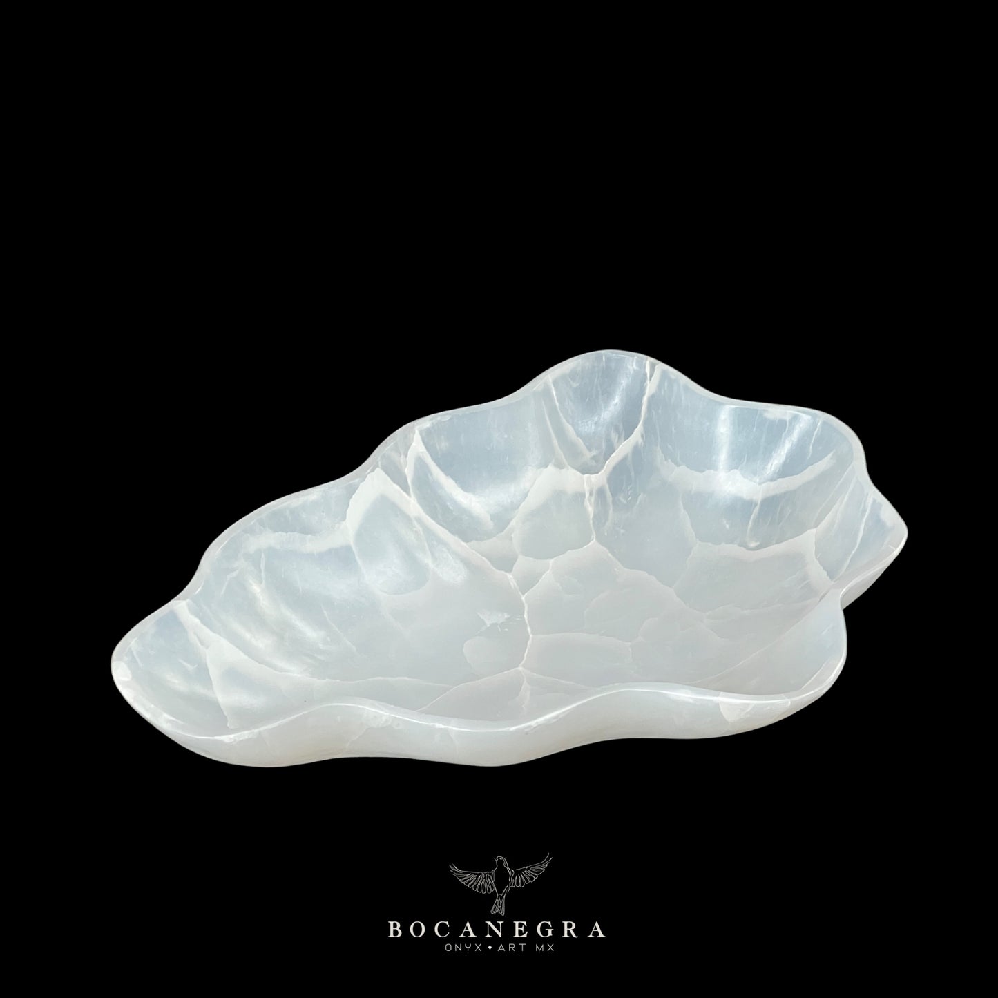 White Onyx Decorative Bowl - Centerpiece - Fruit Platter - Elegant Onyx Bowl - Handcrafted Beauty for Your Home