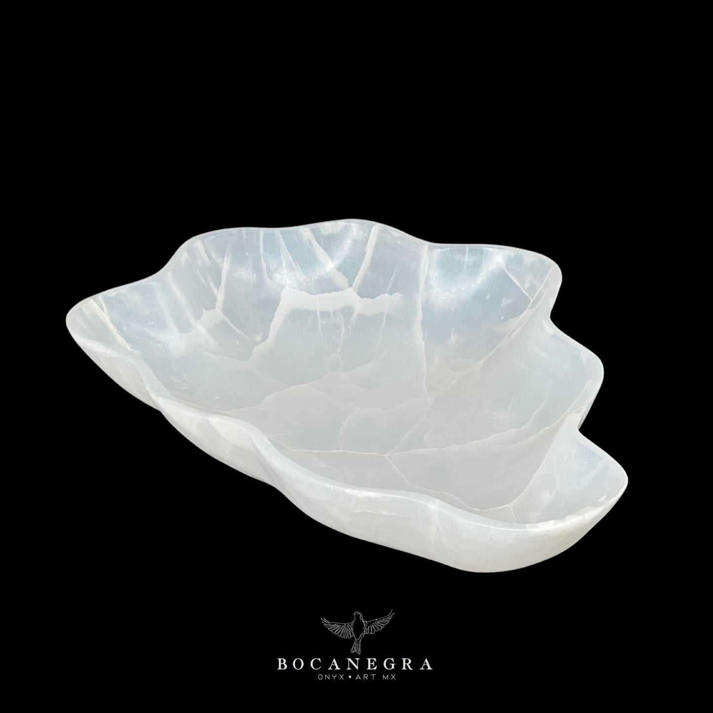 White Onyx Decorative Bowl - Centerpiece - Fruit Platter - Elegant Onyx Bowl - Handcrafted Beauty for Your Home