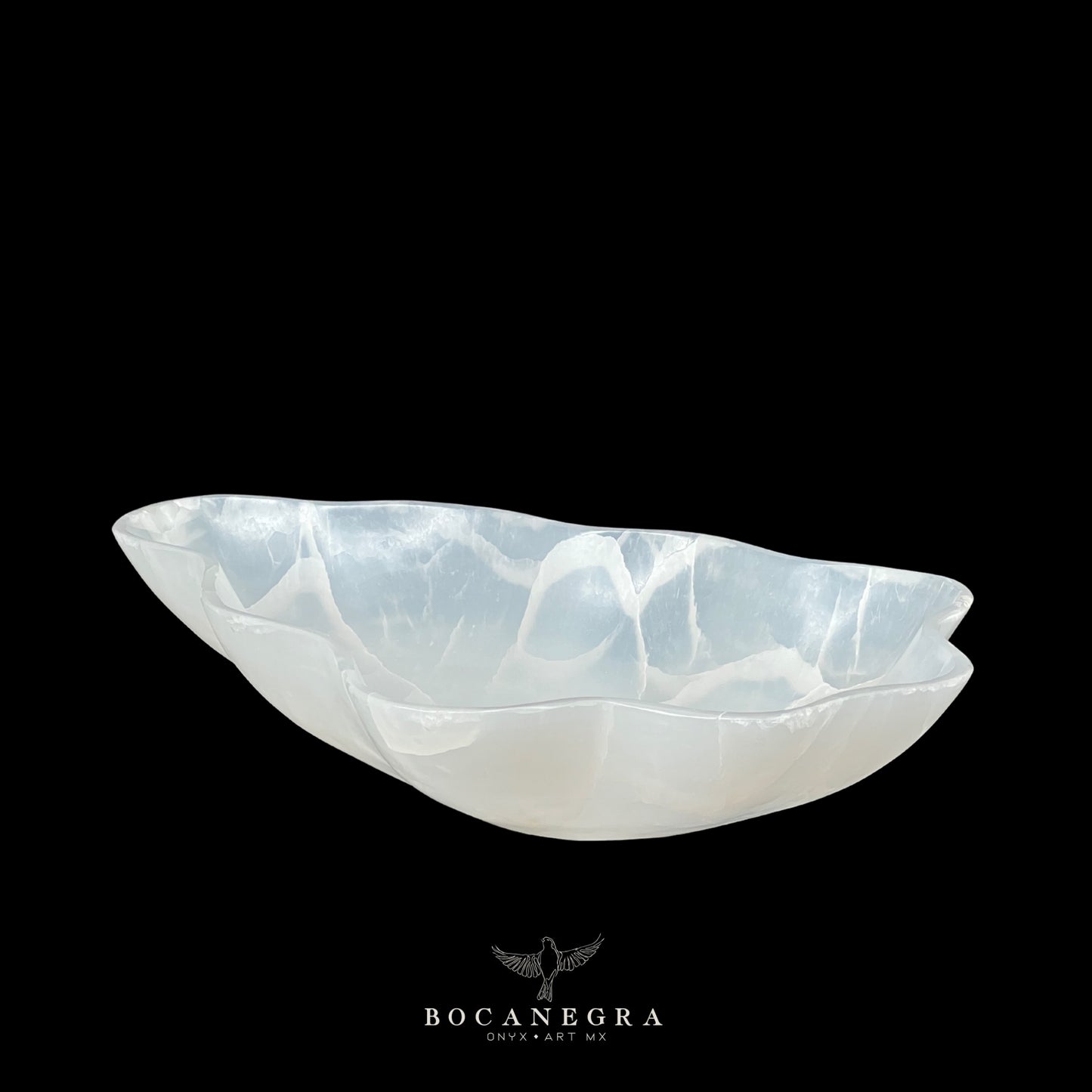 White Onyx Decorative Bowl - Centerpiece - Fruit Platter - Elegant Onyx Bowl - Handcrafted Beauty for Your Home