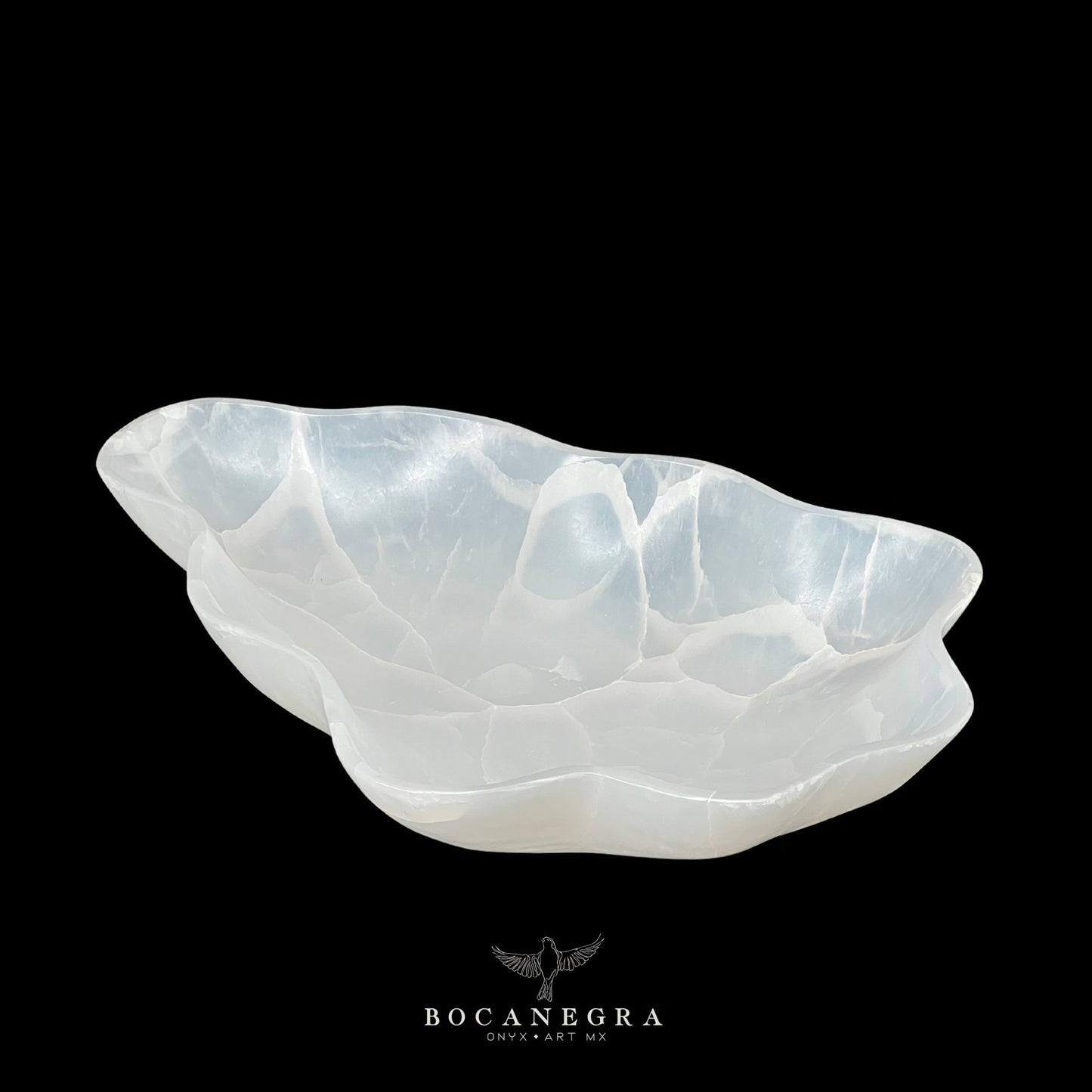 White Onyx Decorative Bowl - Centerpiece - Fruit Platter - Elegant Onyx Bowl - Handcrafted Beauty for Your Home