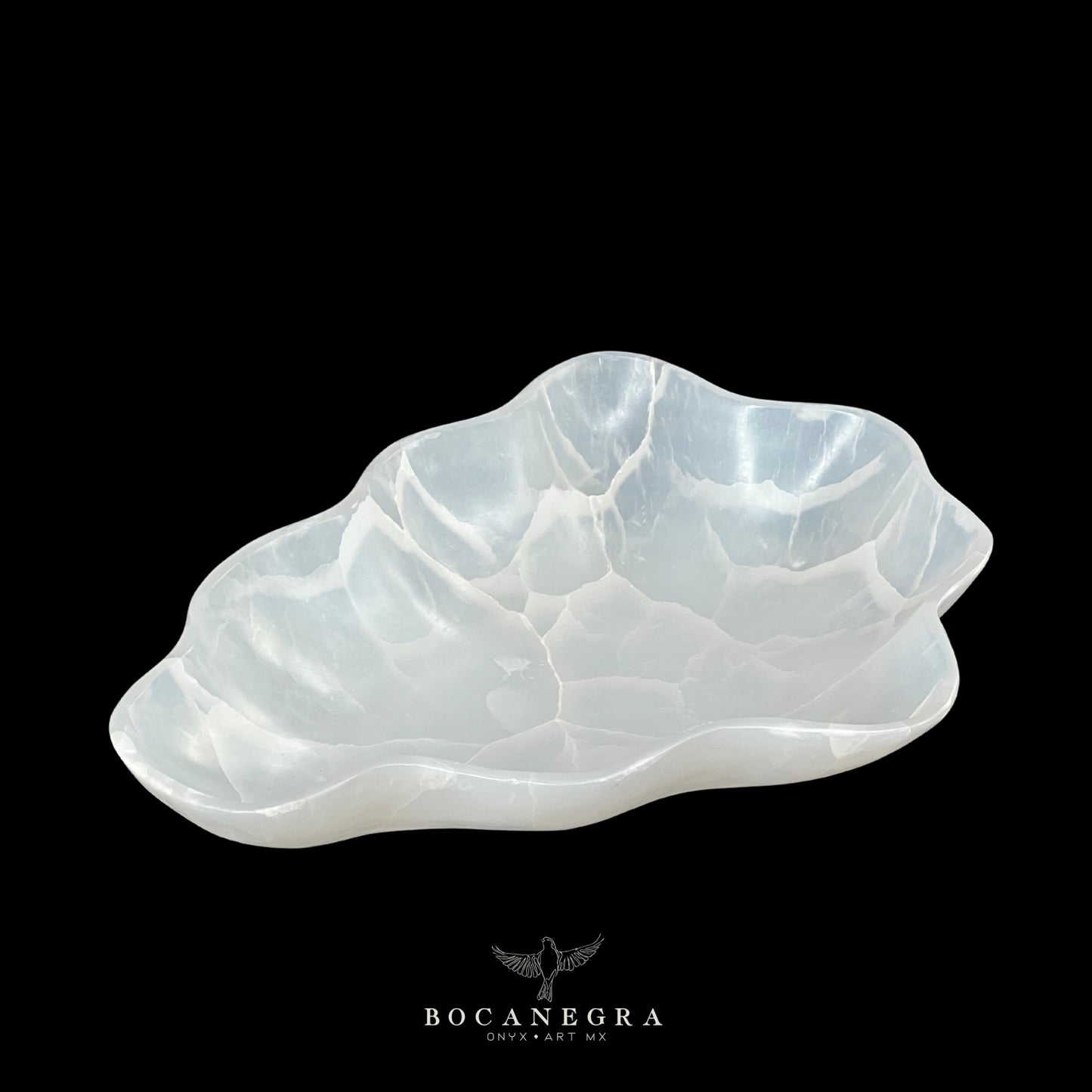 White Onyx Decorative Bowl - Centerpiece - Fruit Platter - Elegant Onyx Bowl - Handcrafted Beauty for Your Home