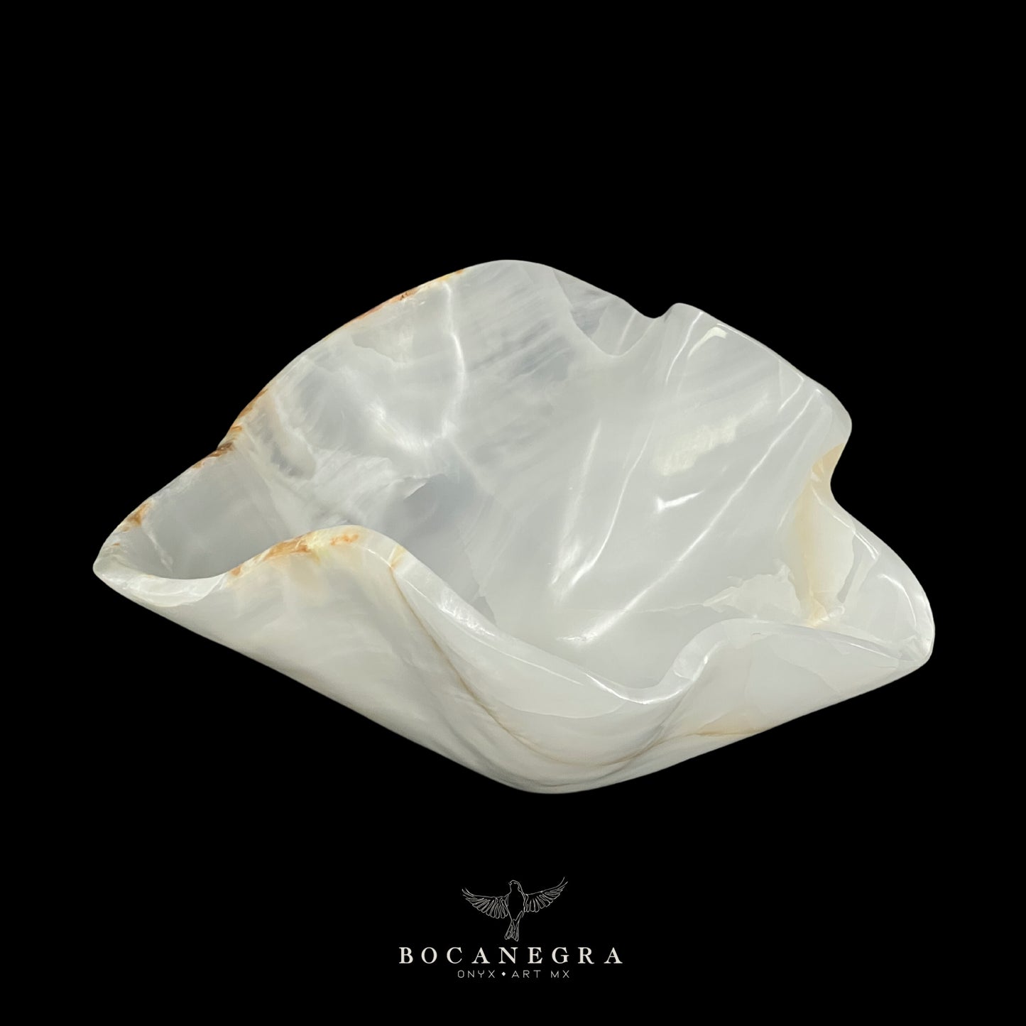White Onyx Decorative Bowl - Centerpiece - Fruit Platter - Elegant Onyx Bowl - Handcrafted Beauty for Your Home