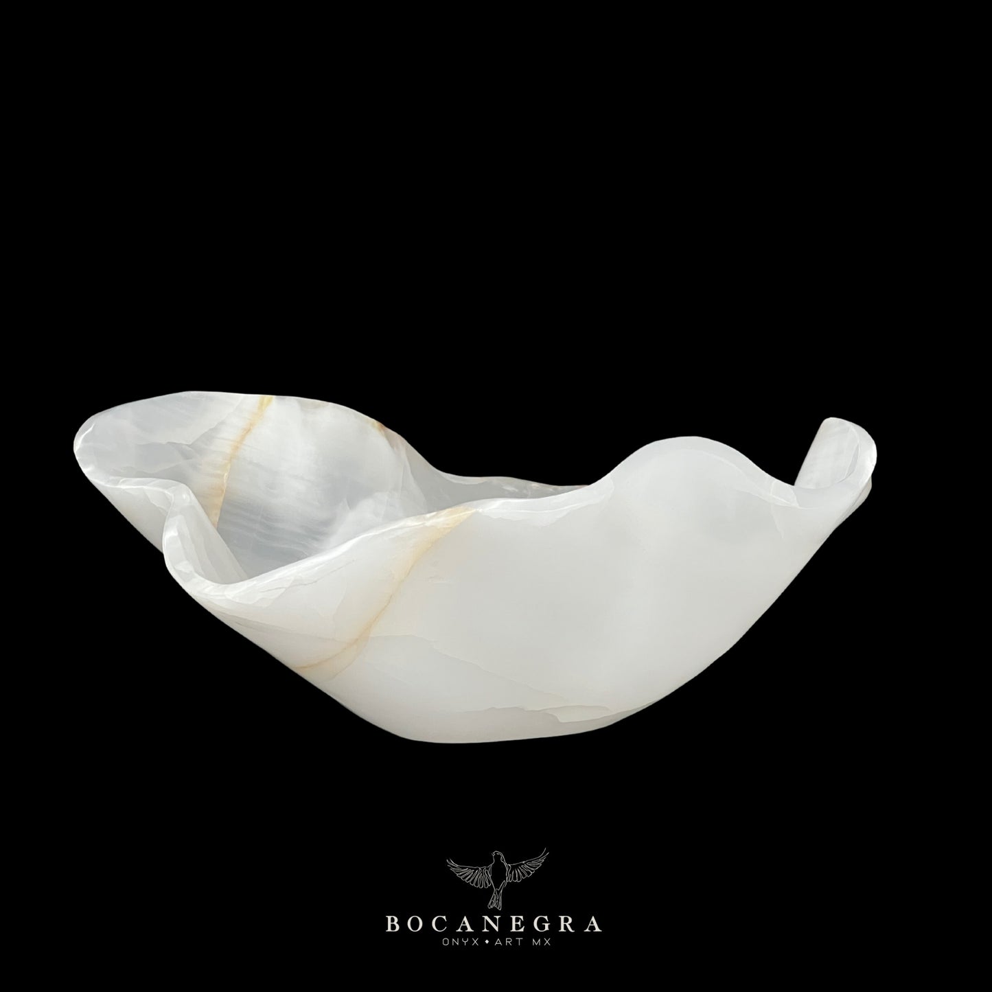 White Onyx Decorative Bowl - Centerpiece - Fruit Platter - Elegant Onyx Bowl - Handcrafted Beauty for Your Home