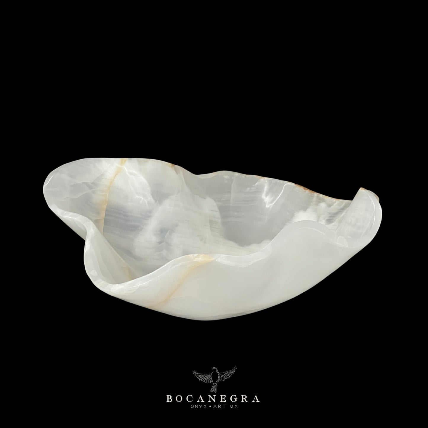 White Onyx Decorative Bowl - Centerpiece - Fruit Platter - Elegant Onyx Bowl - Handcrafted Beauty for Your Home