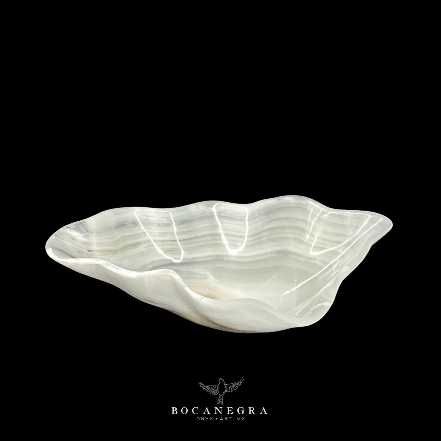 White Onyx Decorative Bowl - Centerpiece - Fruit Platter - Elegant Onyx Bowl - Handcrafted Beauty for Your Home