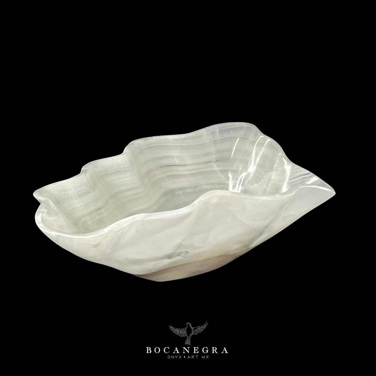 White Onyx Decorative Bowl - Centerpiece - Fruit Platter - Elegant Onyx Bowl - Handcrafted Beauty for Your Home