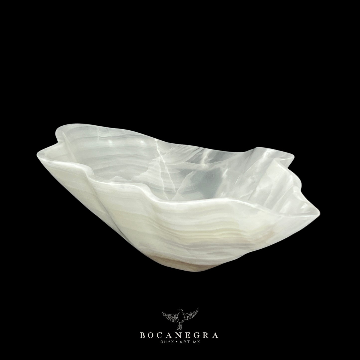 White Onyx Decorative Bowl - Centerpiece - Fruit Platter - Elegant Onyx Bowl - Handcrafted Beauty for Your Home