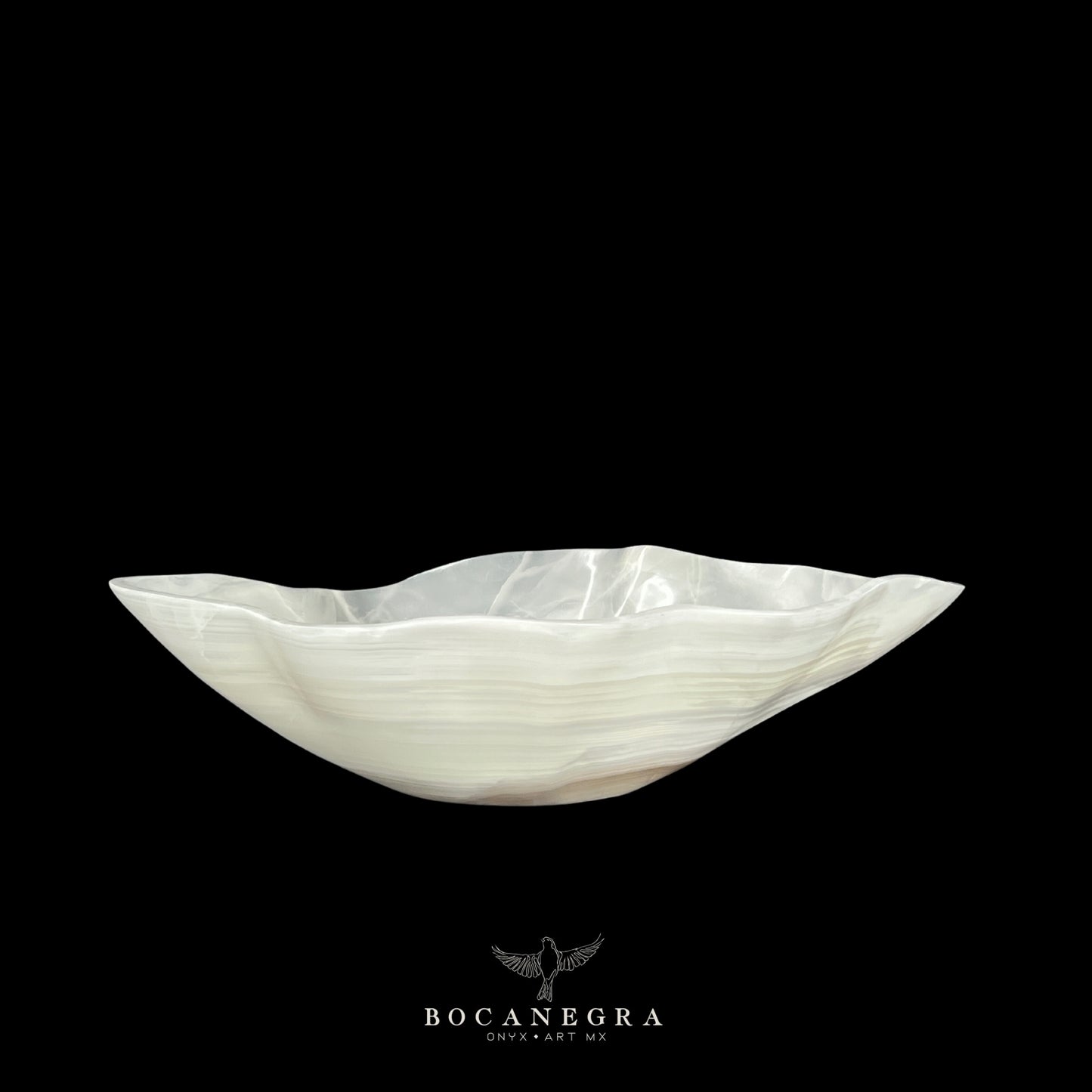 White Onyx Decorative Bowl - Centerpiece - Fruit Platter - Elegant Onyx Bowl - Handcrafted Beauty for Your Home