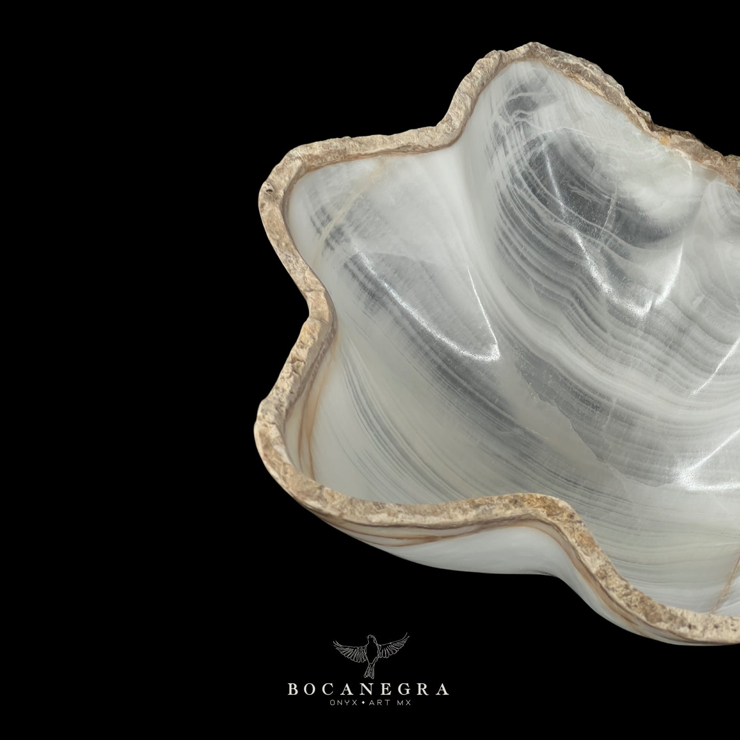 White Onyx Decorative Bowl - Centerpiece - Fruit Platter - Elegant Onyx Bowl - Handcrafted Beauty for Your Home
