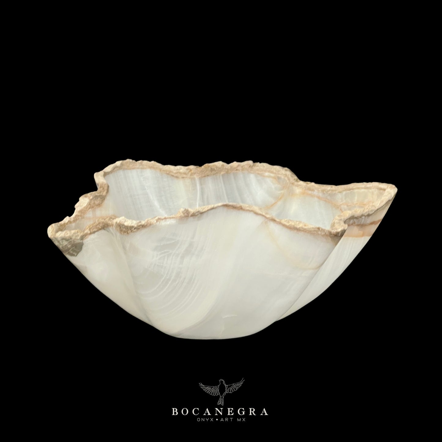 White Onyx Decorative Bowl - Centerpiece - Fruit Platter - Elegant Onyx Bowl - Handcrafted Beauty for Your Home