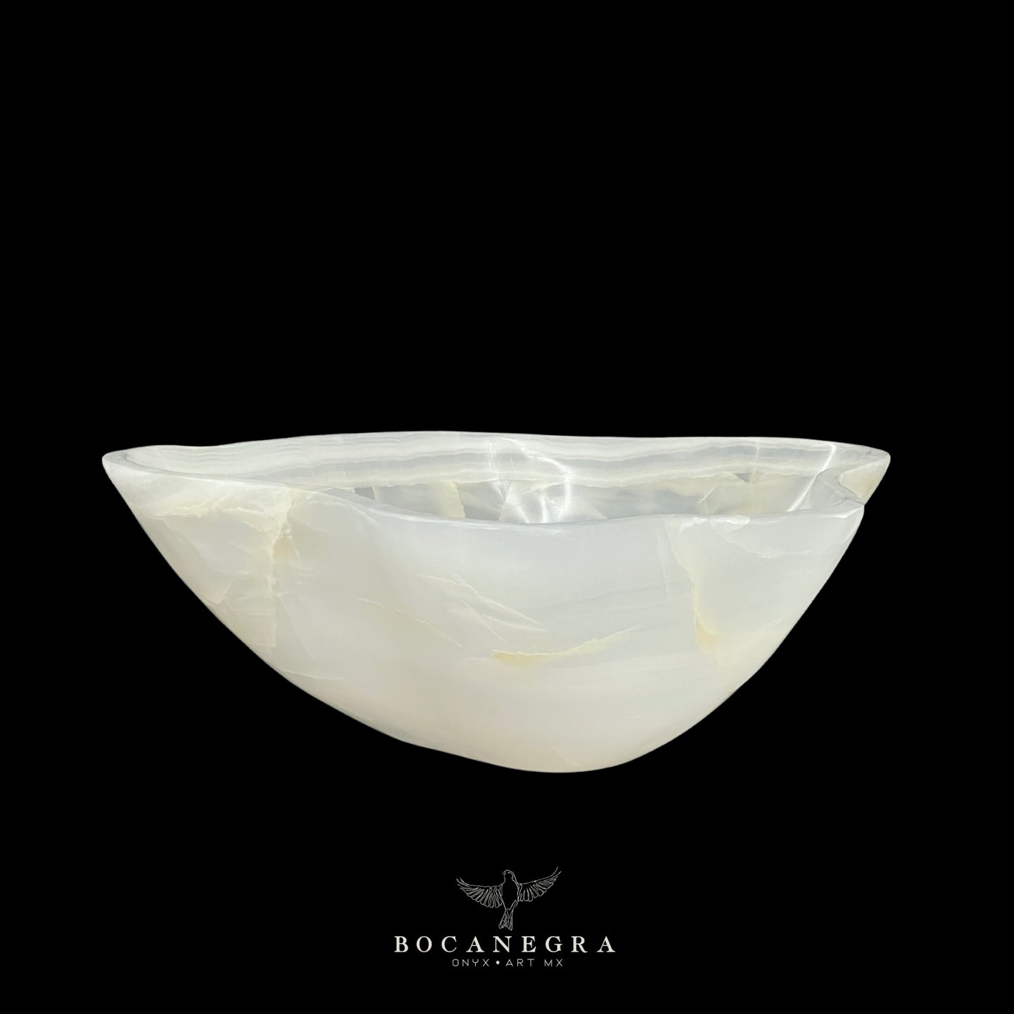 White Onyx Decorative Bowl - Centerpiece - Fruit Platter - Elegant Onyx Bowl - Handcrafted Beauty for Your Home