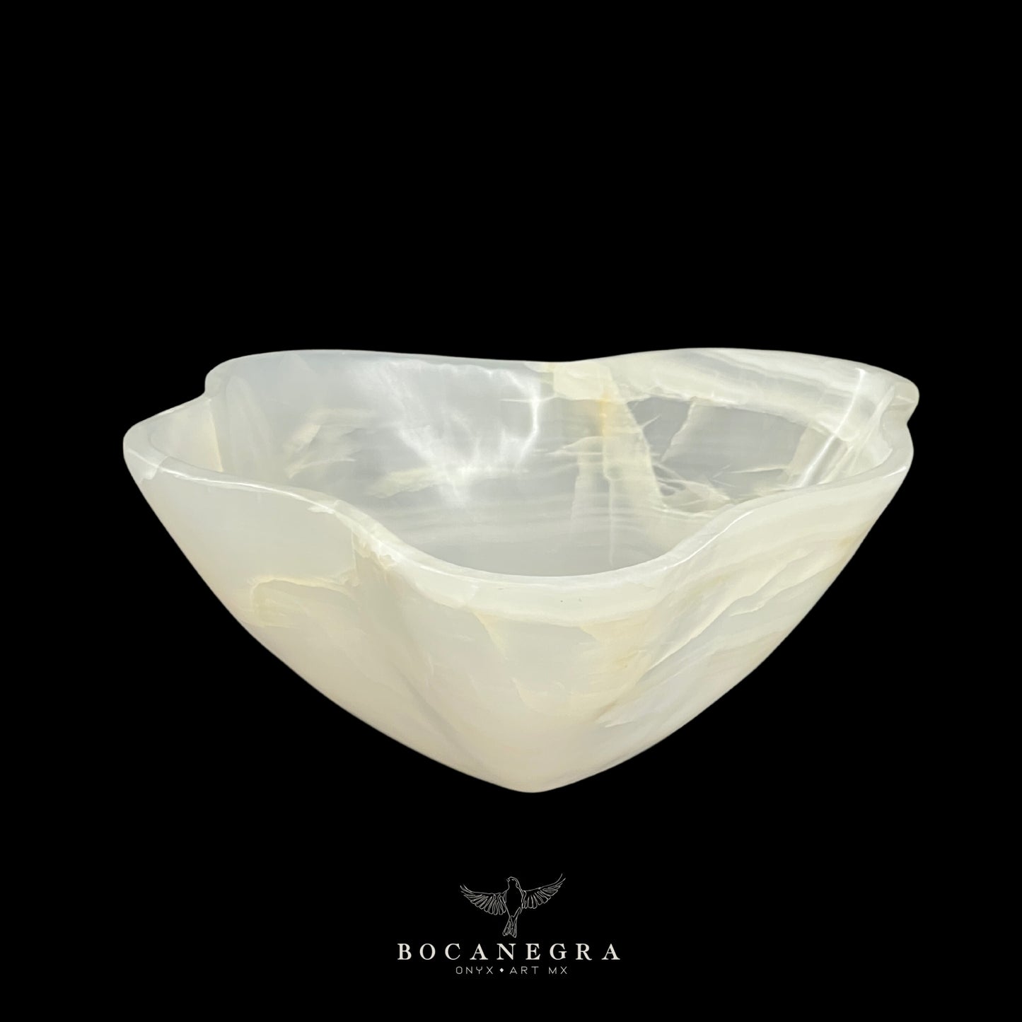 White Onyx Decorative Bowl - Centerpiece - Fruit Platter - Elegant Onyx Bowl - Handcrafted Beauty for Your Home