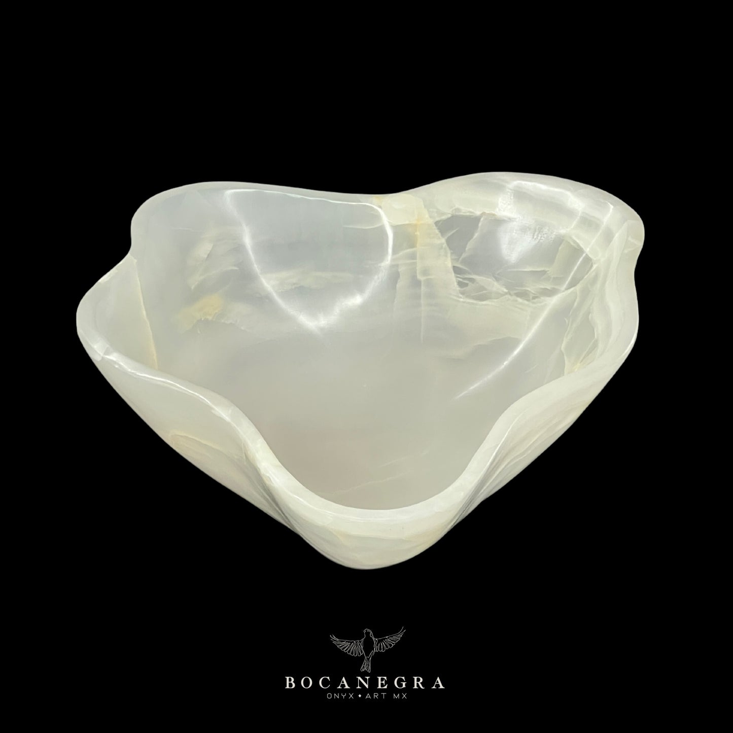 White Onyx Decorative Bowl - Centerpiece - Fruit Platter - Elegant Onyx Bowl - Handcrafted Beauty for Your Home