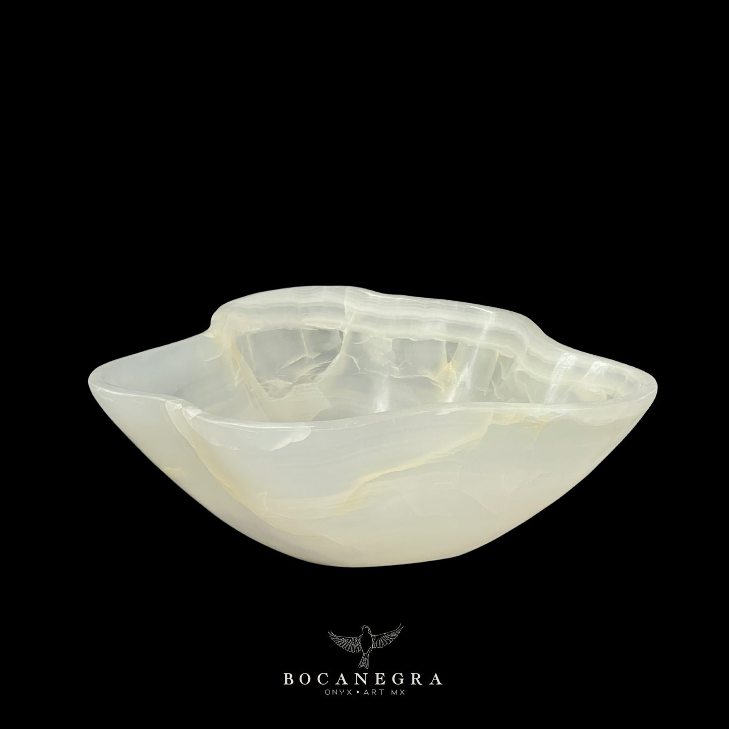 White Onyx Decorative Bowl - Centerpiece - Fruit Platter - Elegant Onyx Bowl - Handcrafted Beauty for Your Home