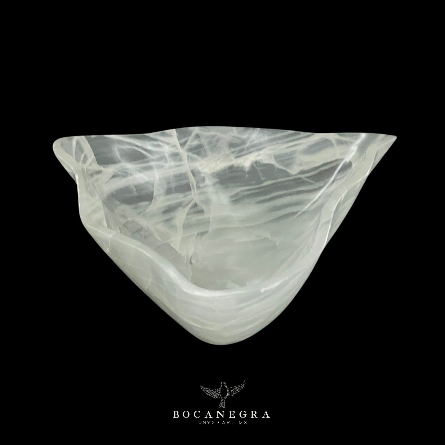 White Onyx Decorative Bowl - Centerpiece - Fruit Platter - Elegant Onyx Bowl - Handcrafted Beauty for Your Home