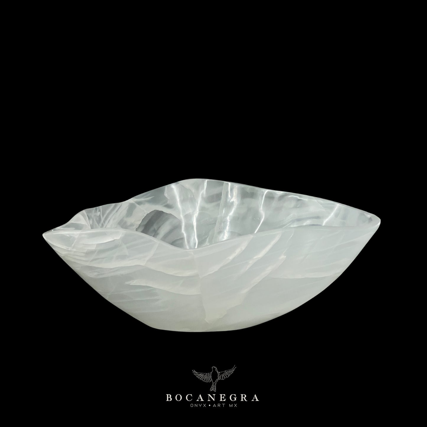 White Onyx Decorative Bowl - Centerpiece - Fruit Platter - Elegant Onyx Bowl - Handcrafted Beauty for Your Home