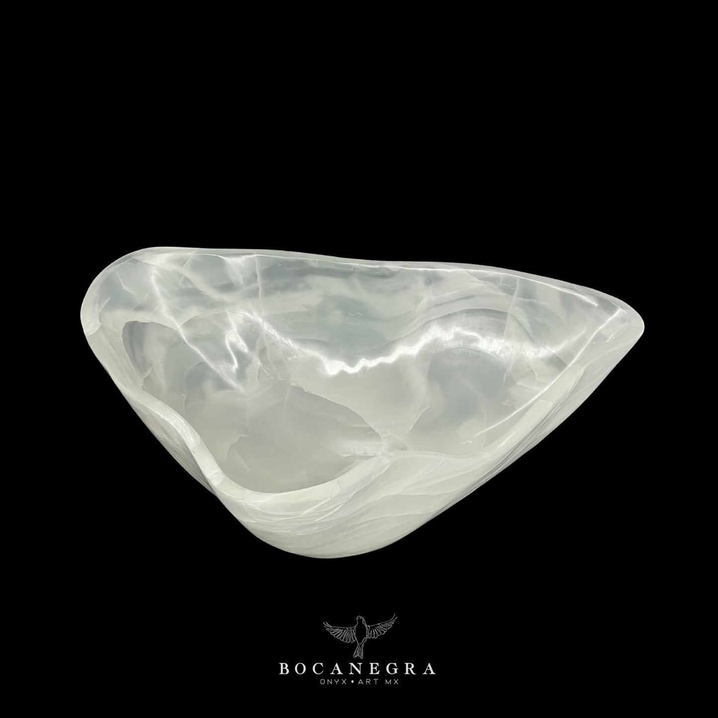 White Onyx Decorative Bowl - Centerpiece - Fruit Platter - Elegant Onyx Bowl - Handcrafted Beauty for Your Home