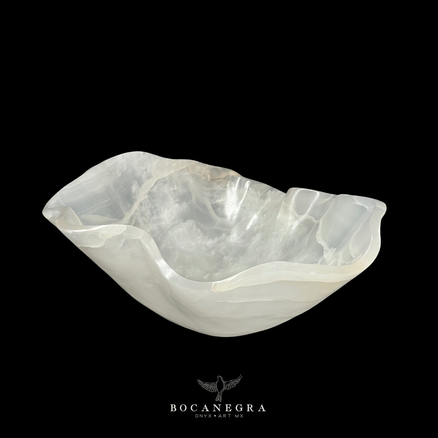White Onyx Decorative Bowl - Centerpiece - Fruit Platter - Elegant Onyx Bowl - Handcrafted Beauty for Your Home