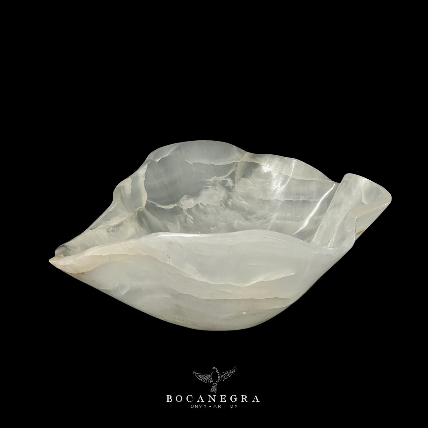 White Onyx Decorative Bowl - Centerpiece - Fruit Platter - Elegant Onyx Bowl - Handcrafted Beauty for Your Home
