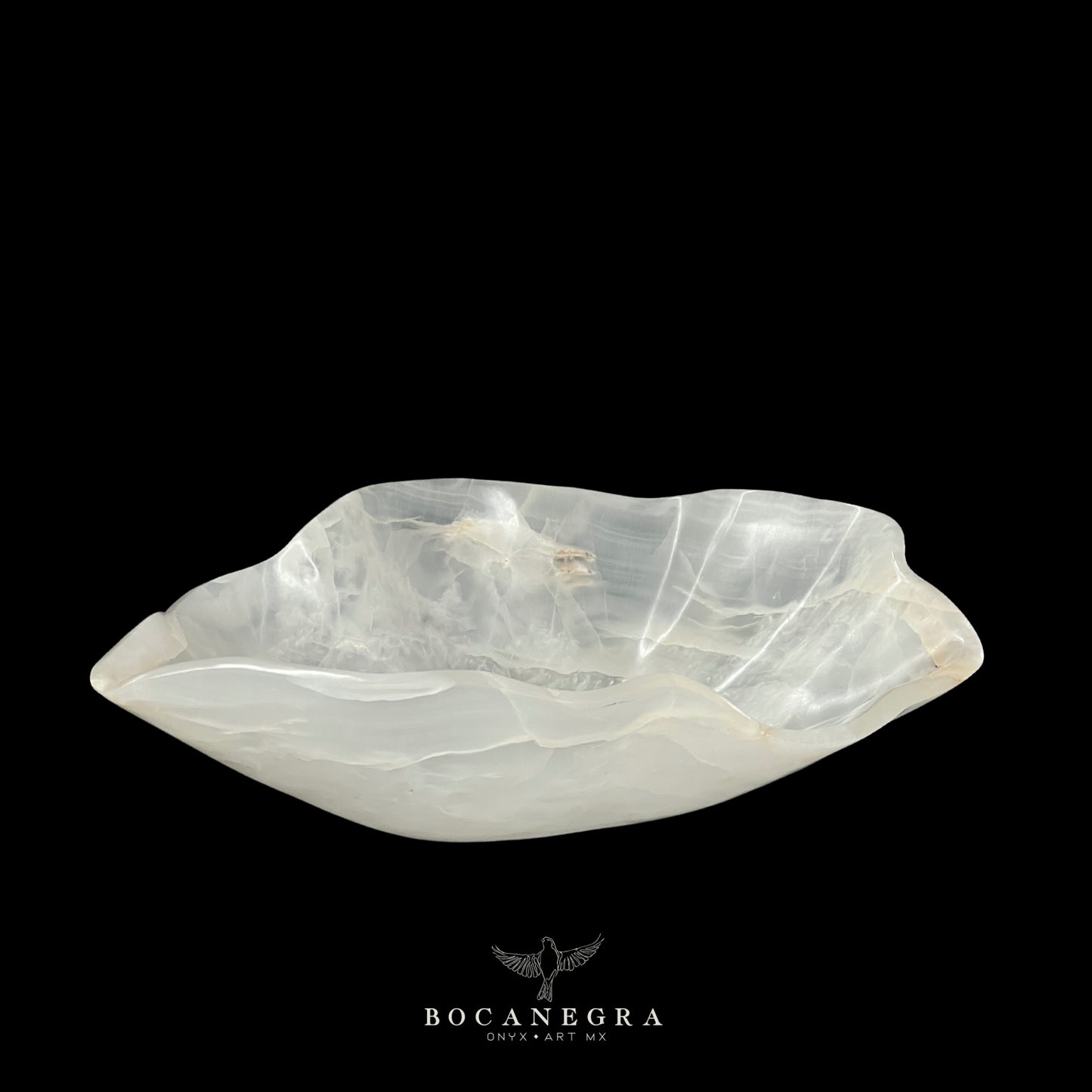 White Onyx Decorative Bowl - Centerpiece - Fruit Platter - Elegant Onyx Bowl - Handcrafted Beauty for Your Home