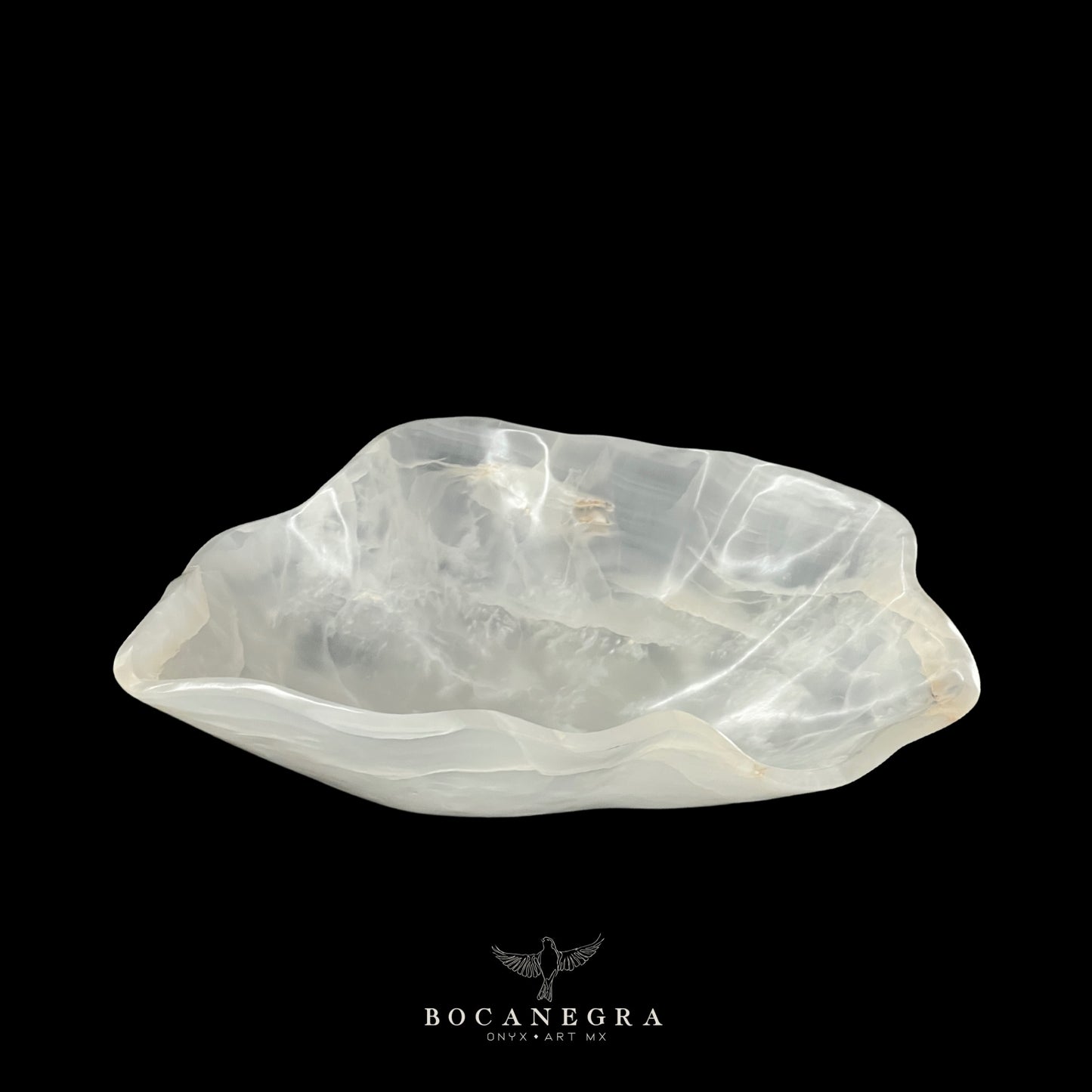 White Onyx Decorative Bowl - Centerpiece - Fruit Platter - Elegant Onyx Bowl - Handcrafted Beauty for Your Home