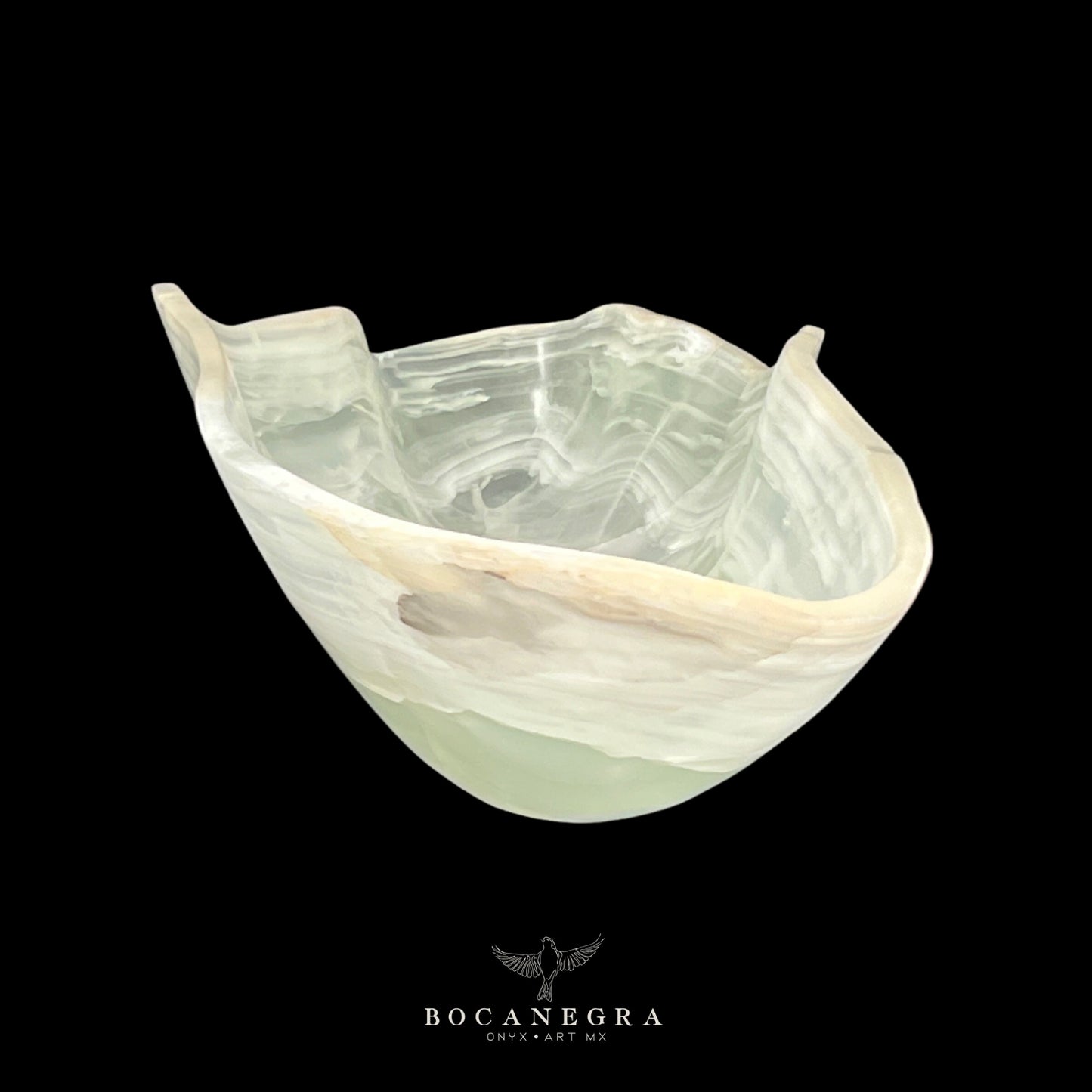 White Onyx Decorative Bowl - Centerpiece - Fruit Platter - Elegant Onyx Bowl - Handcrafted Beauty for Your Home
