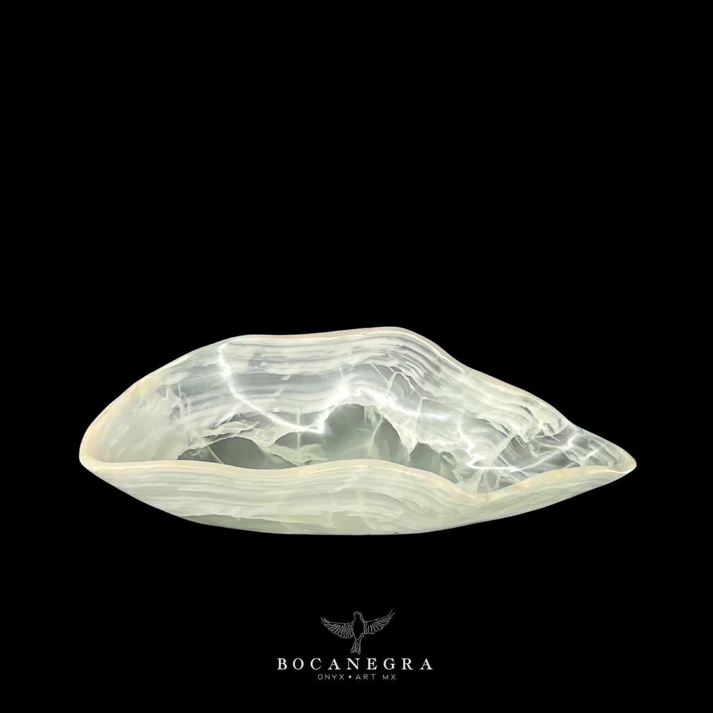 White Onyx Decorative Bowl - Centerpiece - Fruit Platter - Elegant Onyx Bowl - Handcrafted Beauty for Your Home