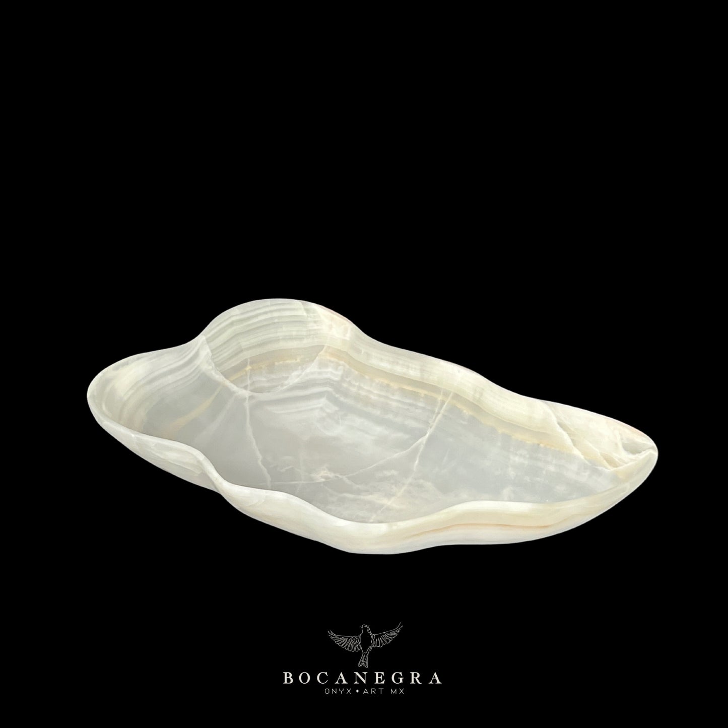 White Onyx Decorative Bowl - Centerpiece - Fruit Platter - Elegant Onyx Bowl - Handcrafted Beauty for Your Home