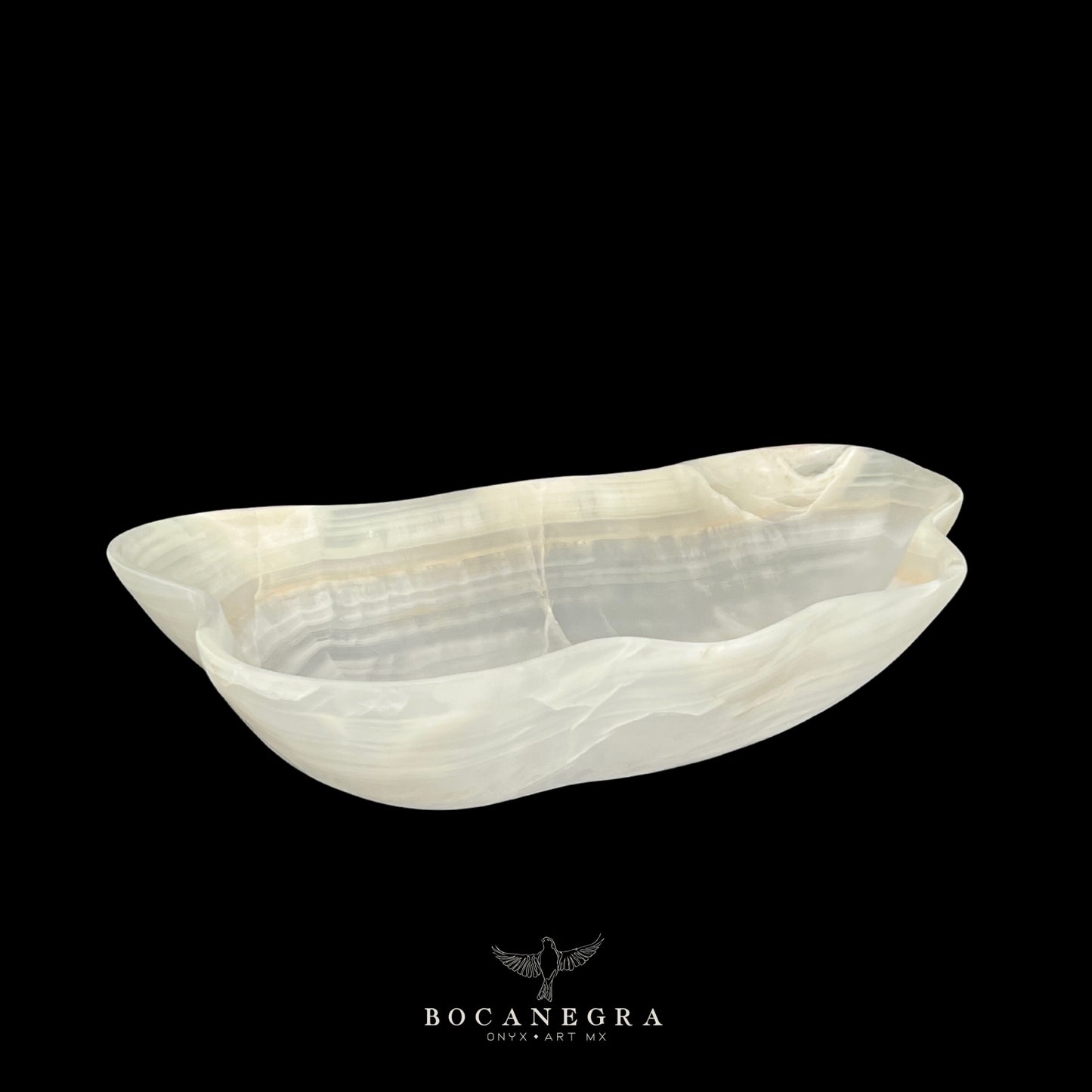 White Onyx Decorative Bowl - Centerpiece - Fruit Platter - Elegant Onyx Bowl - Handcrafted Beauty for Your Home