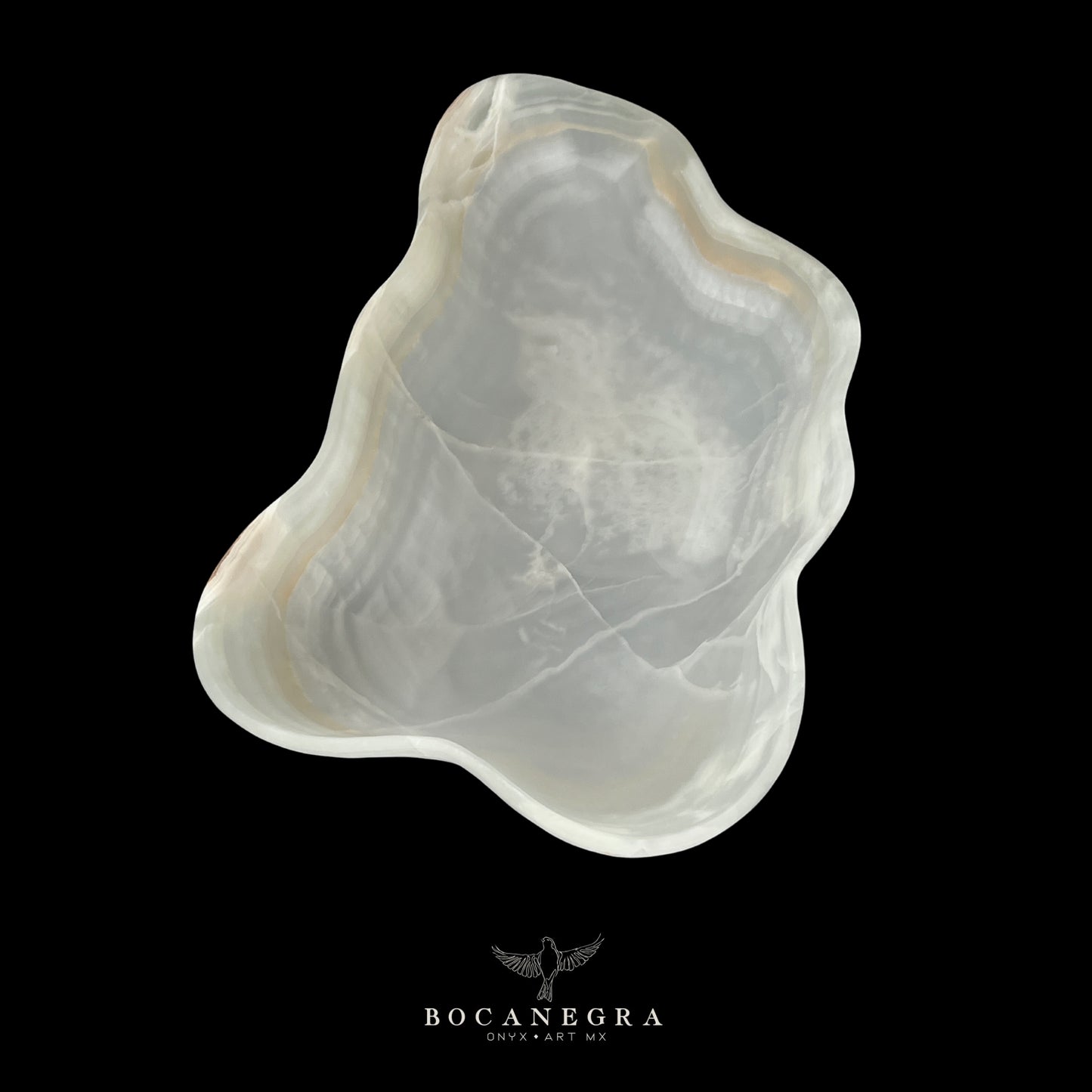 White Onyx Decorative Bowl - Centerpiece - Fruit Platter - Elegant Onyx Bowl - Handcrafted Beauty for Your Home