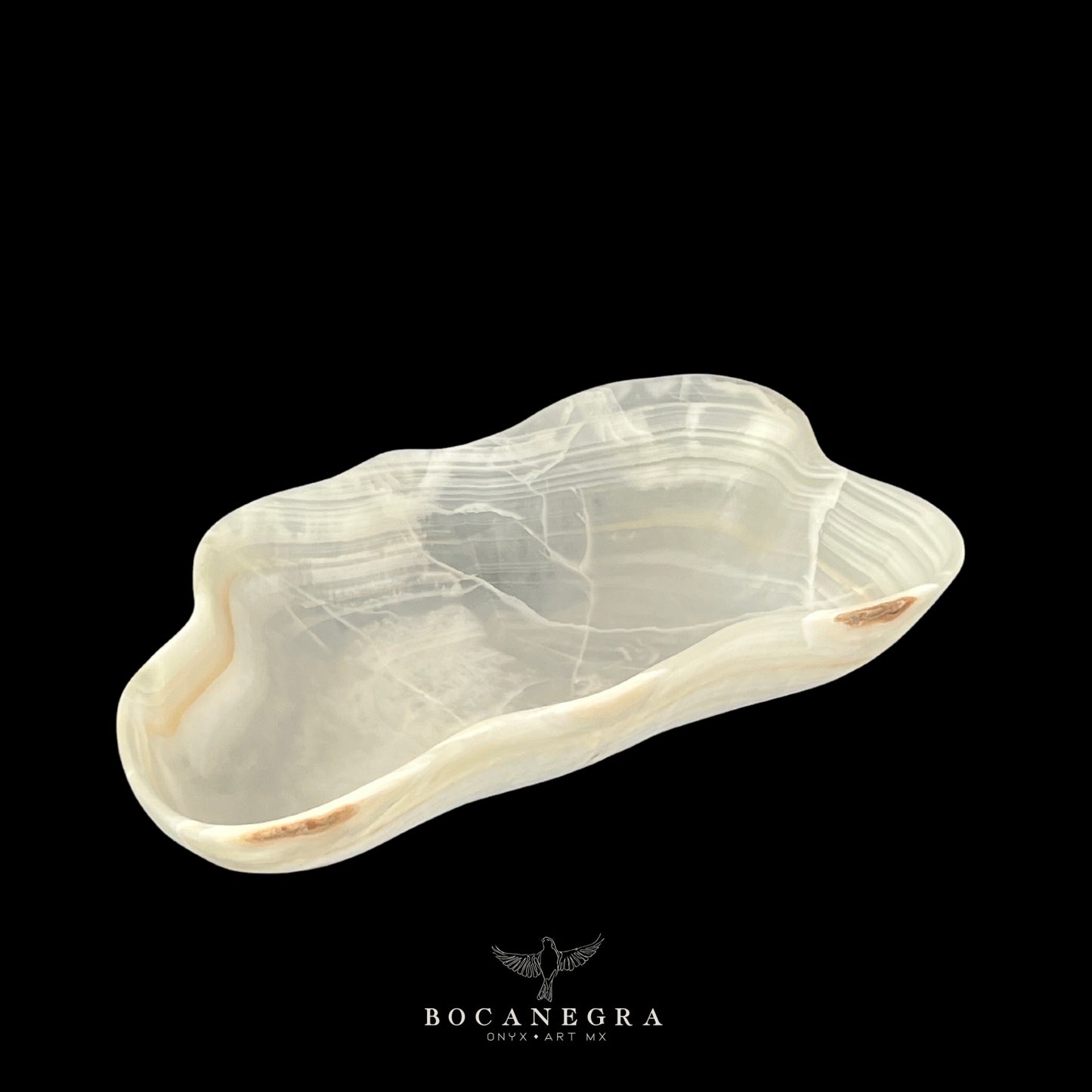 White Onyx Decorative Bowl - Centerpiece - Fruit Platter - Elegant Onyx Bowl - Handcrafted Beauty for Your Home