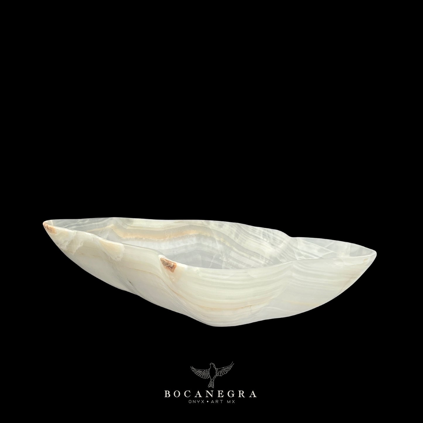 White Onyx Decorative Bowl - Centerpiece - Fruit Platter - Elegant Onyx Bowl - Handcrafted Beauty for Your Home