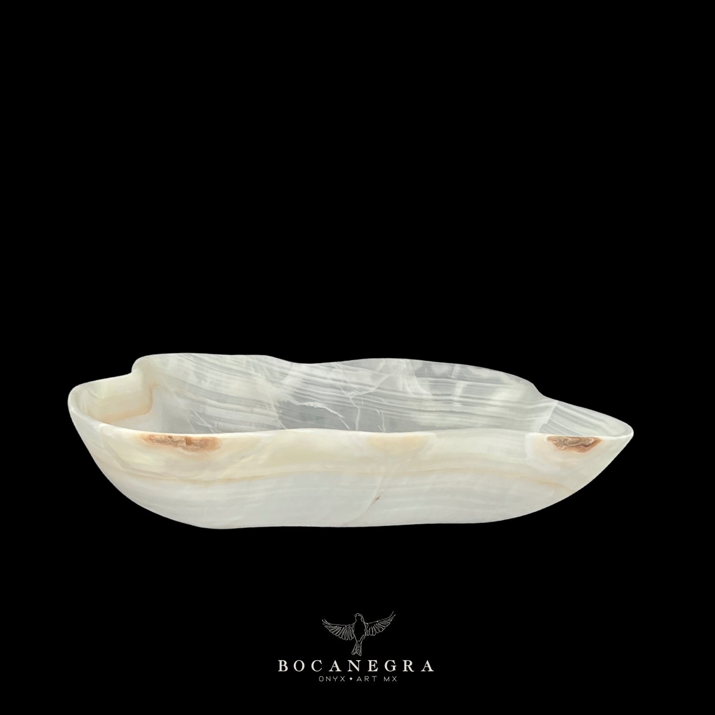 White Onyx Decorative Bowl - Centerpiece - Fruit Platter - Elegant Onyx Bowl - Handcrafted Beauty for Your Home