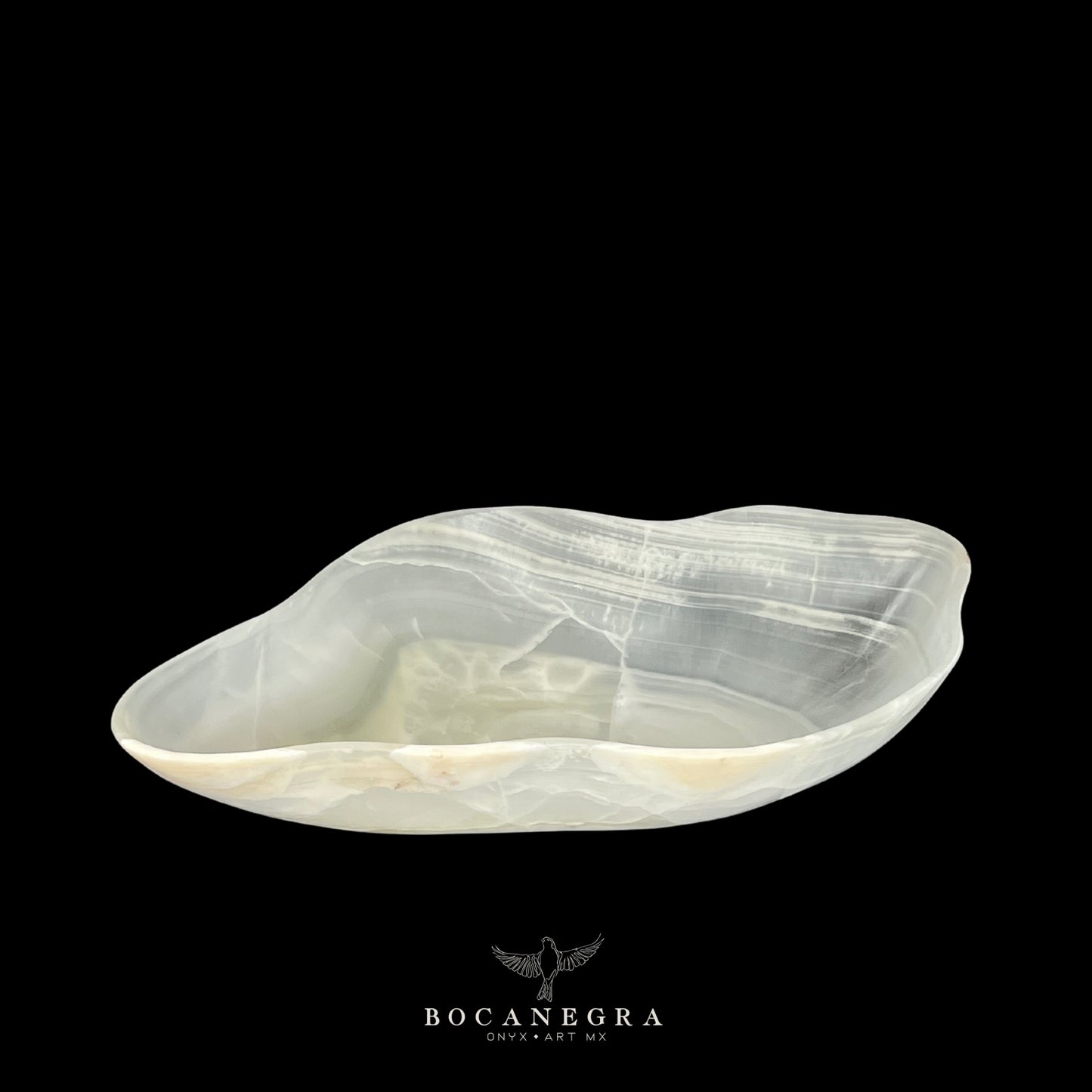 White Onyx Decorative Bowl - Centerpiece - Fruit Platter - Elegant Onyx Bowl - Handcrafted Beauty for Your Home
