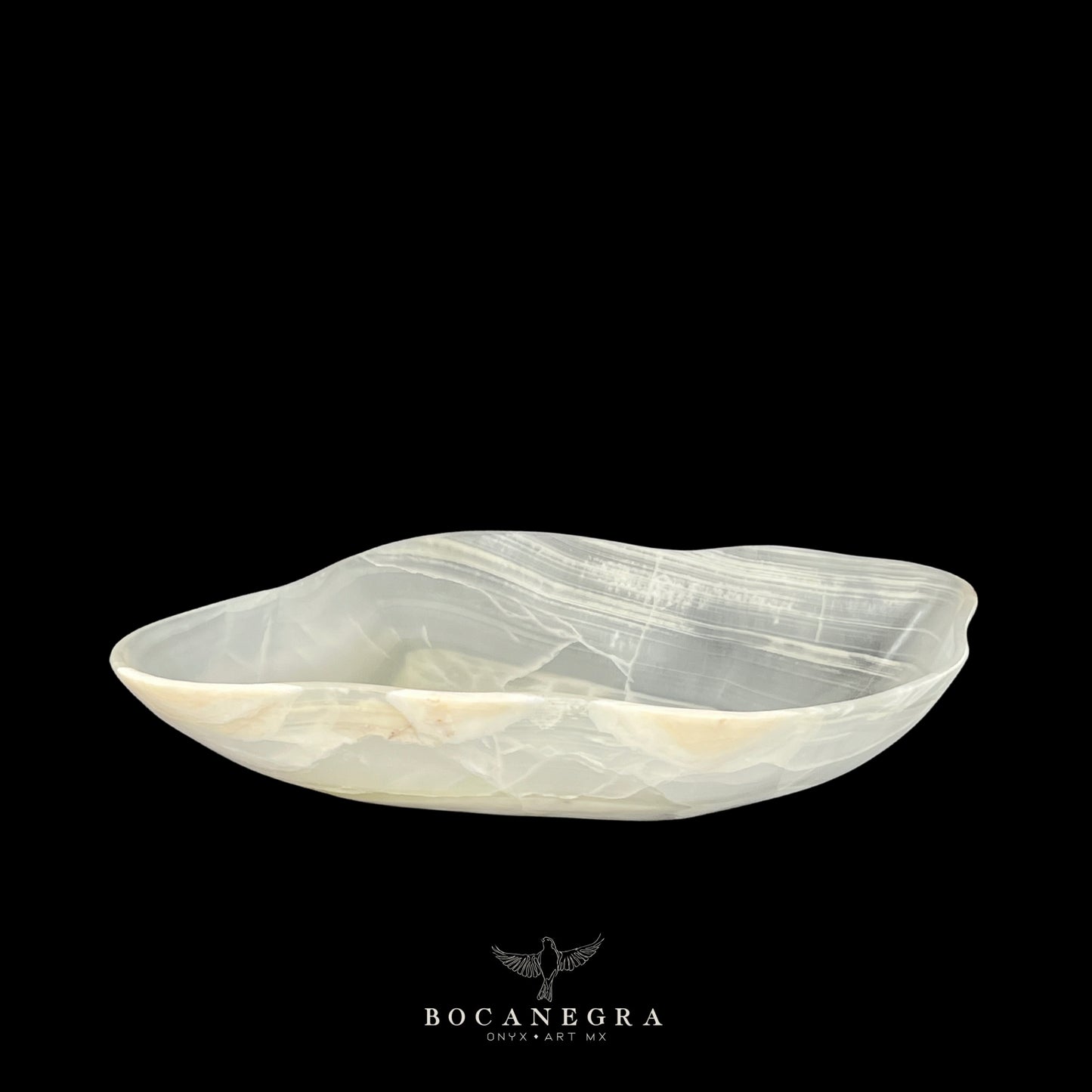 White Onyx Decorative Bowl - Centerpiece - Fruit Platter - Elegant Onyx Bowl - Handcrafted Beauty for Your Home