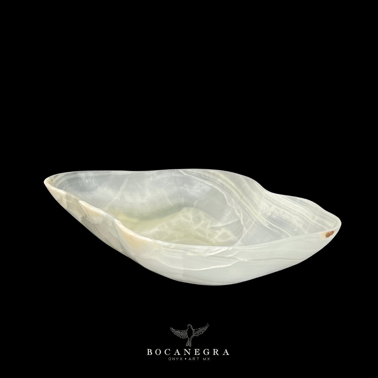 White Onyx Decorative Bowl - Centerpiece - Fruit Platter - Elegant Onyx Bowl - Handcrafted Beauty for Your Home
