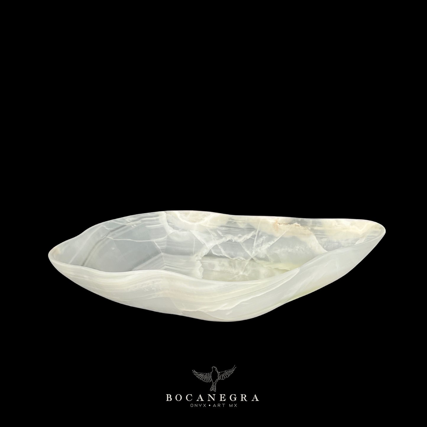 White Onyx Decorative Bowl - Centerpiece - Fruit Platter - Elegant Onyx Bowl - Handcrafted Beauty for Your Home