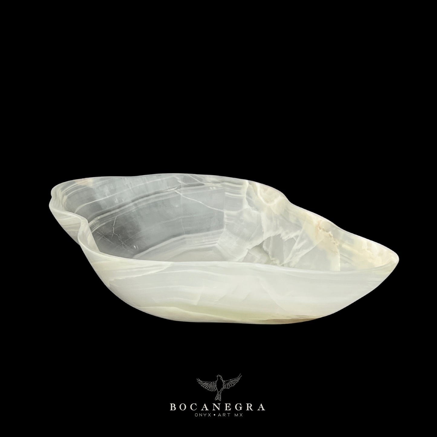 White Onyx Decorative Bowl - Centerpiece - Fruit Platter - Elegant Onyx Bowl - Handcrafted Beauty for Your Home
