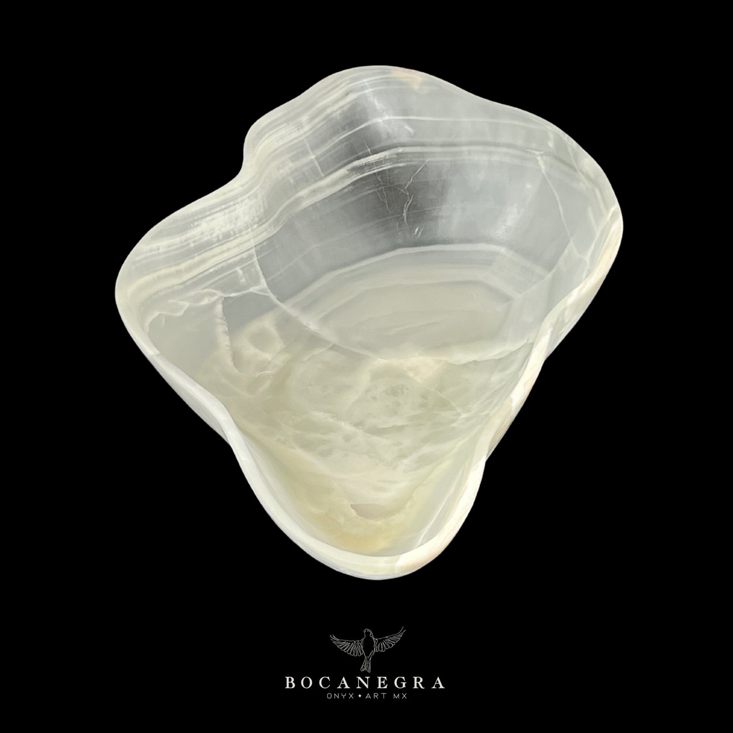 White Onyx Decorative Bowl - Centerpiece - Fruit Platter - Elegant Onyx Bowl - Handcrafted Beauty for Your Home