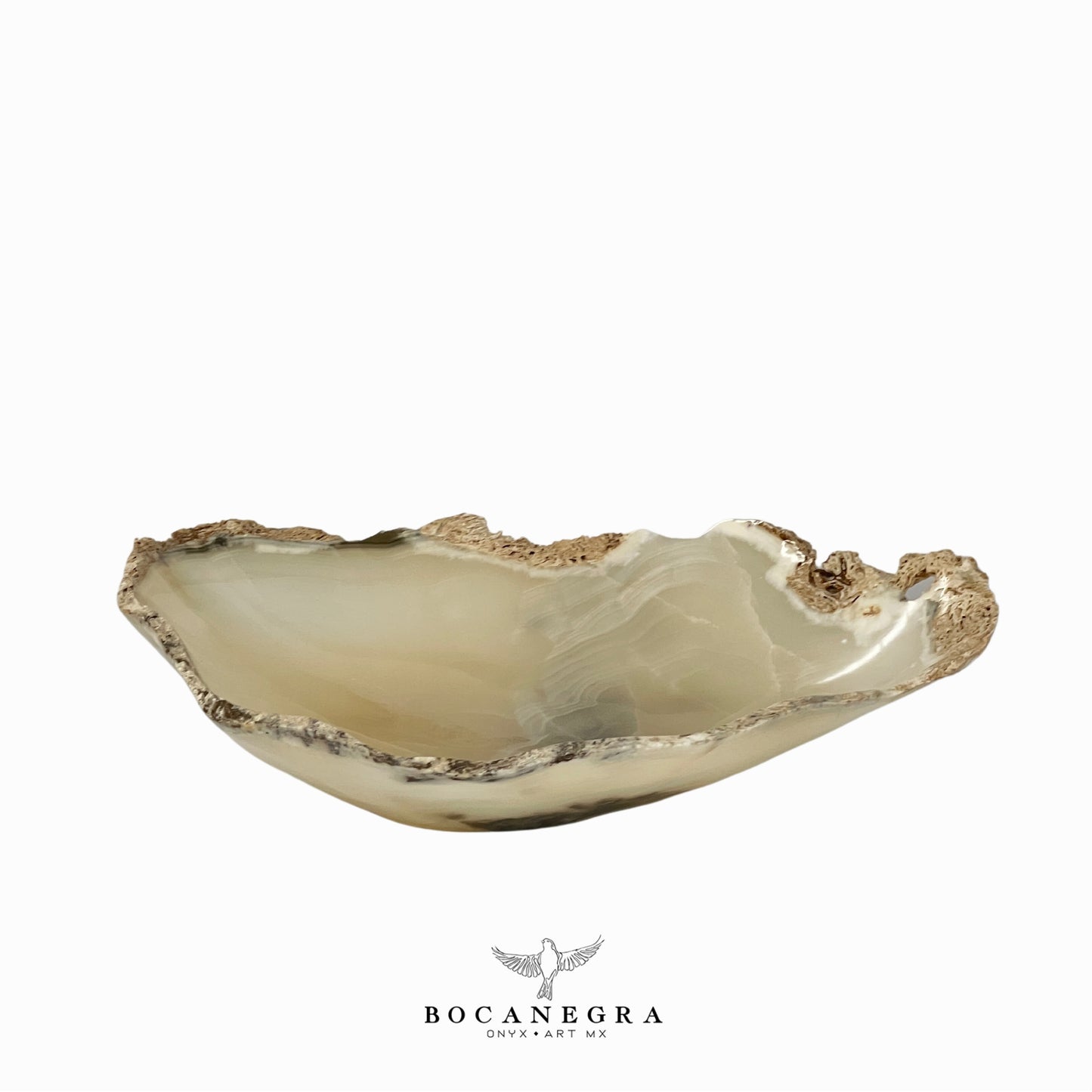 White Onyx Decorative Bowl - Centerpiece - Fruit Platter - Elegant Onyx Bowl - Handcrafted Beauty for Your Home